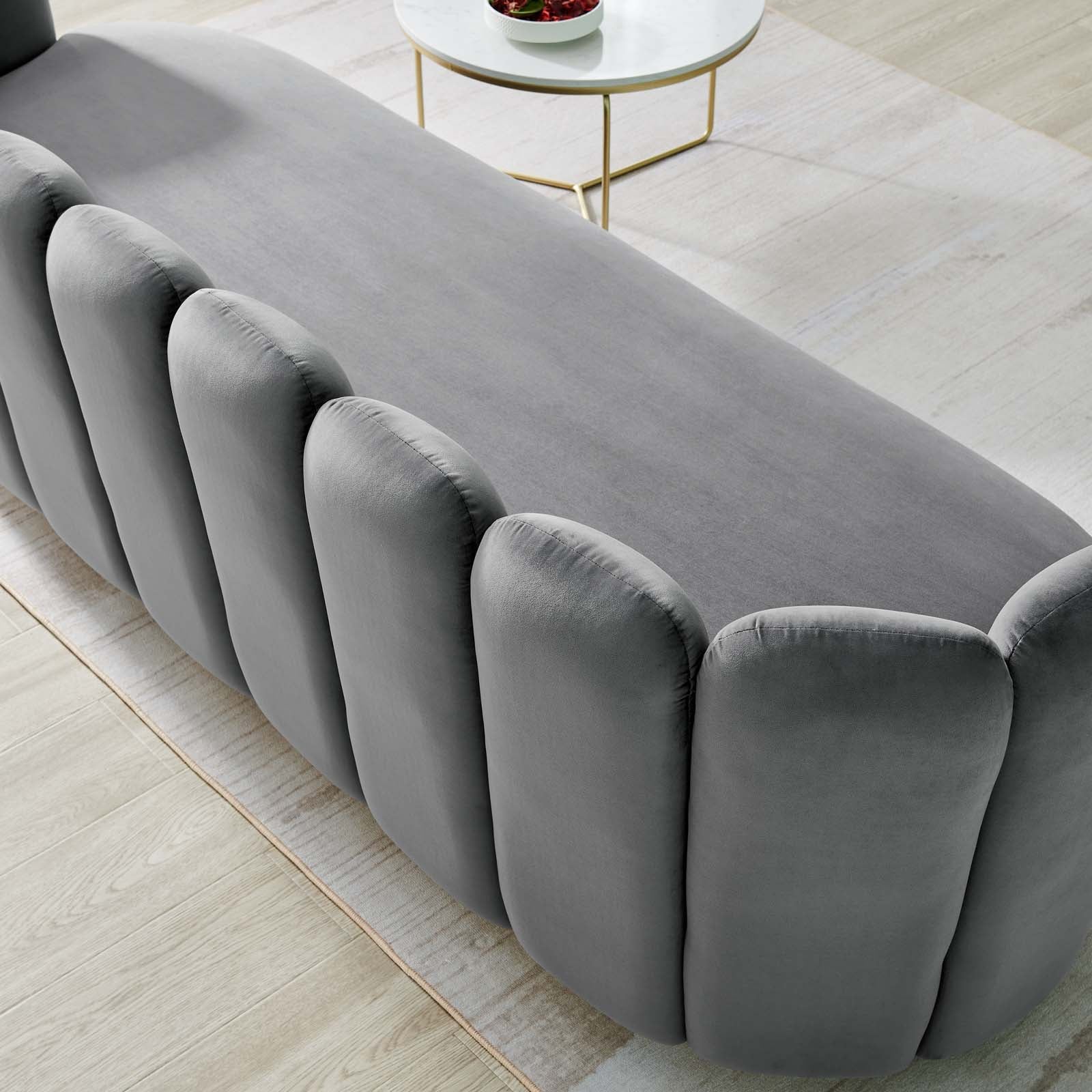 Vicci Tufted Velvet Sofa