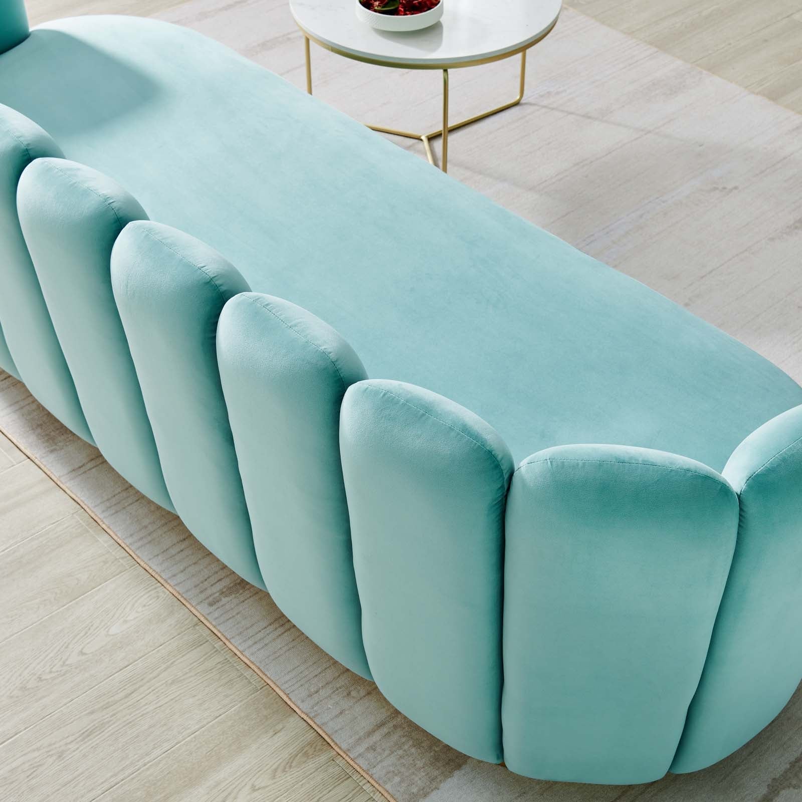 Vicci Tufted Velvet Sofa