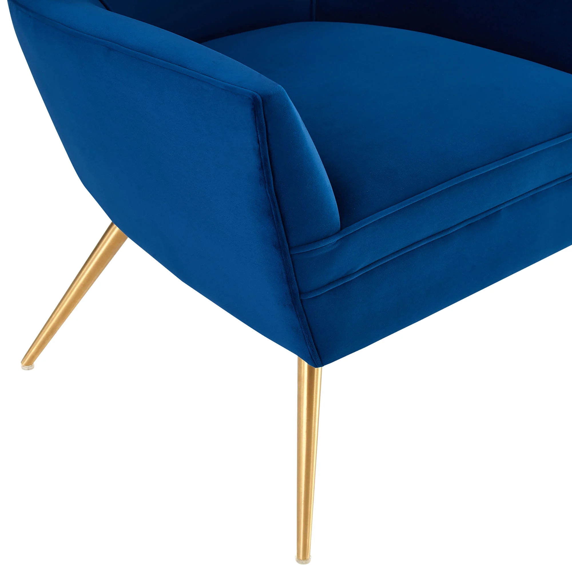 Renata Button Tufted Performance Velvet Armchair