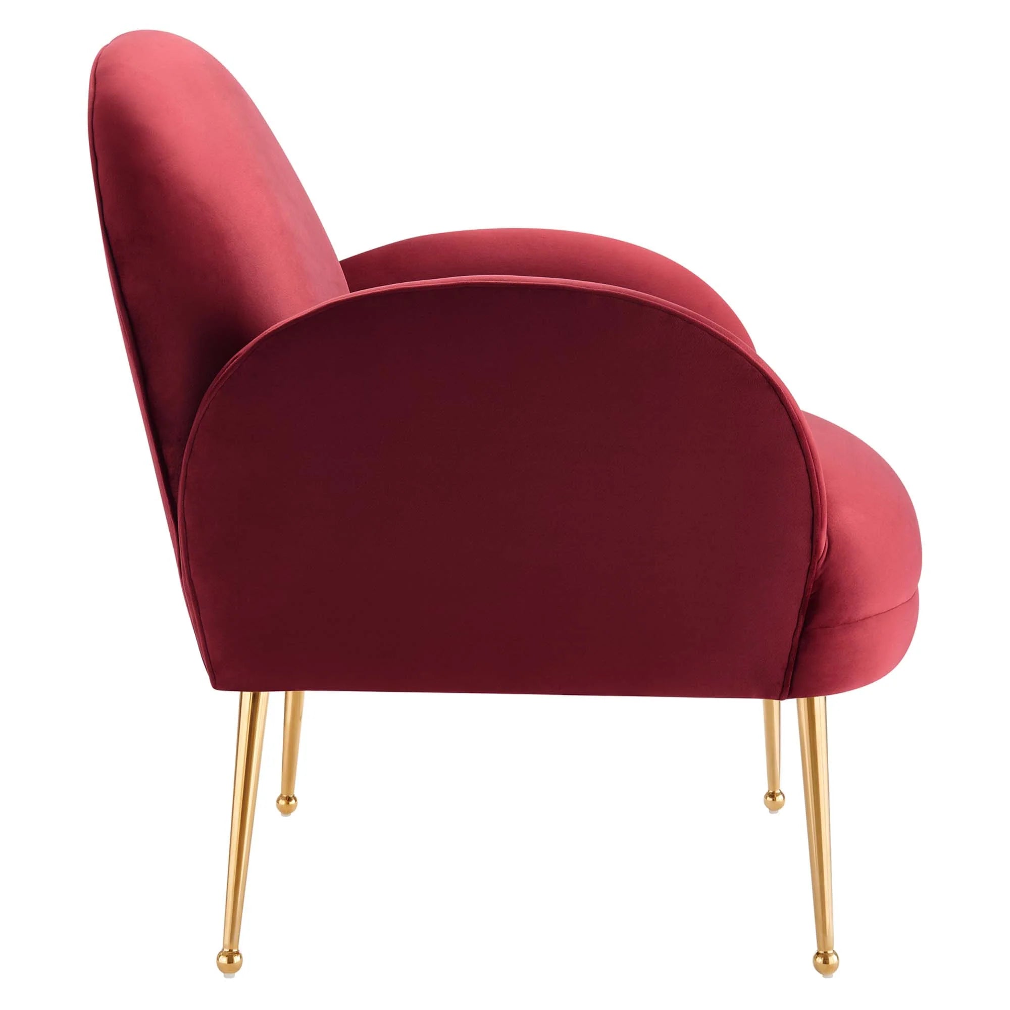 Transcend Performance Velvet Armchair