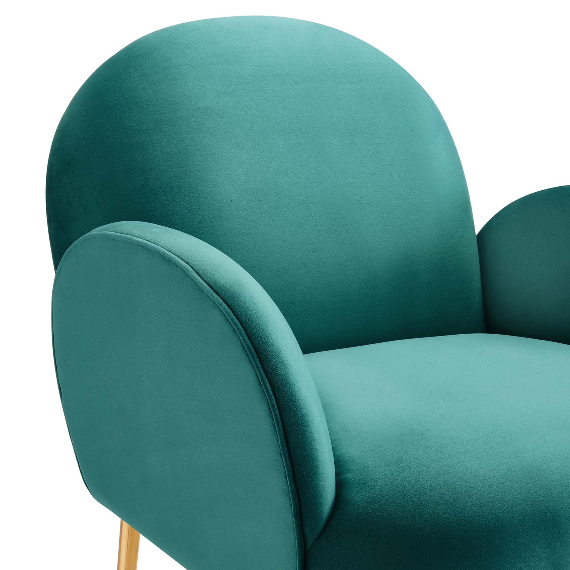 Transcend Performance Velvet Armchair