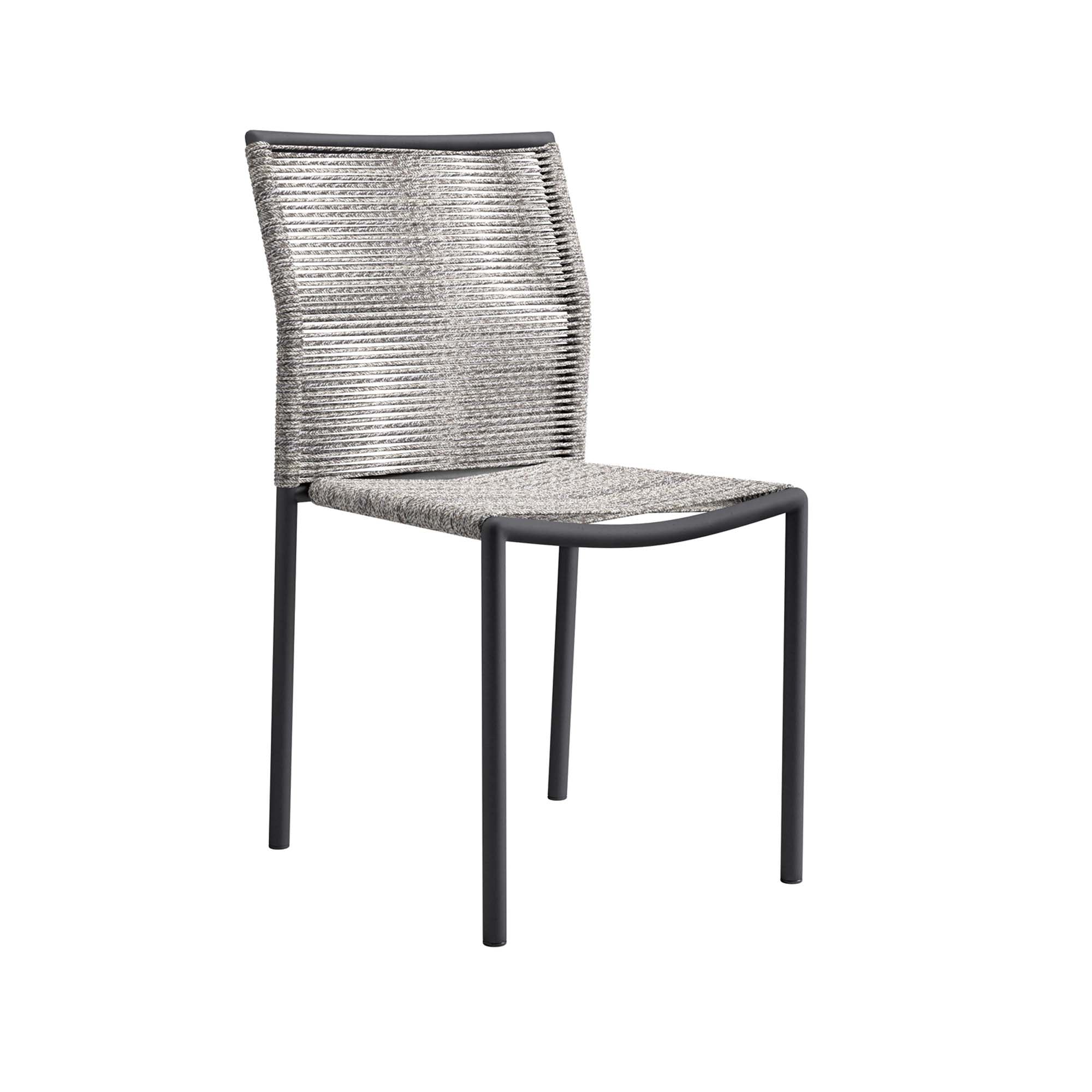 Serenity Outdoor Patio Chairs Set of 2 in Light Gray