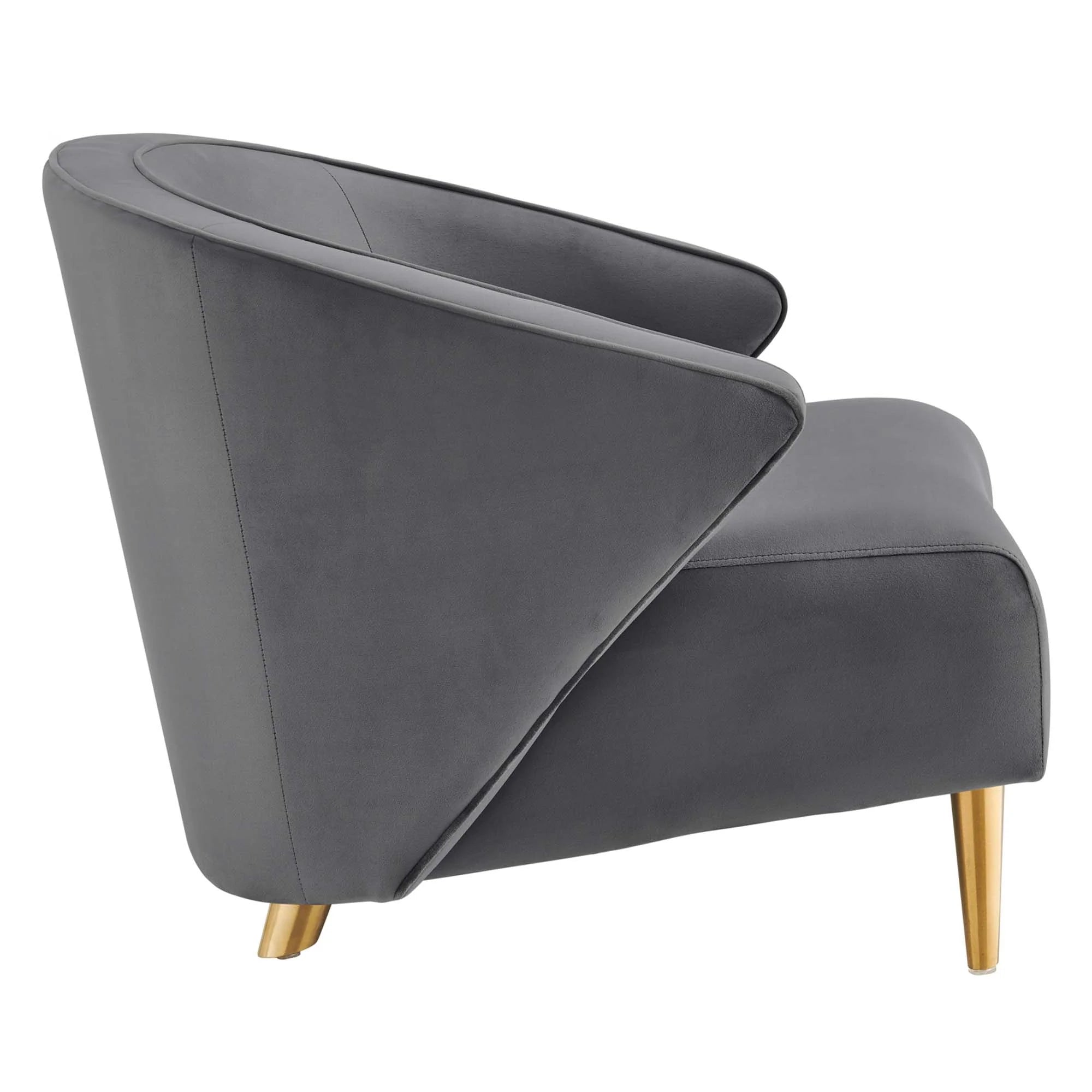 Fauteuil en velours Odyssey Performance