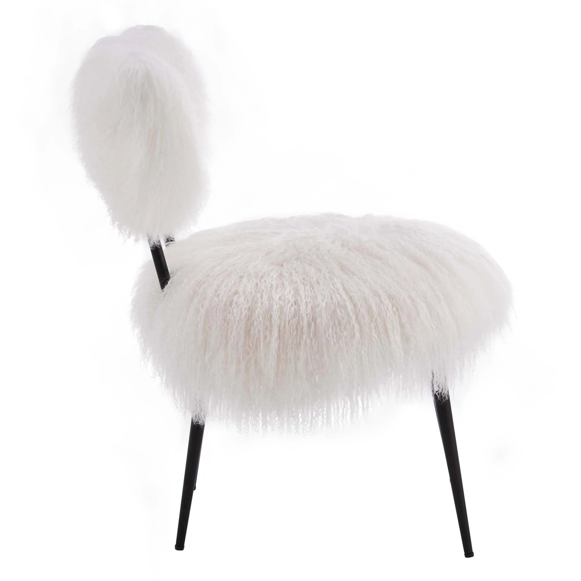 Fauteuil de salon en velours Ponder Performance 