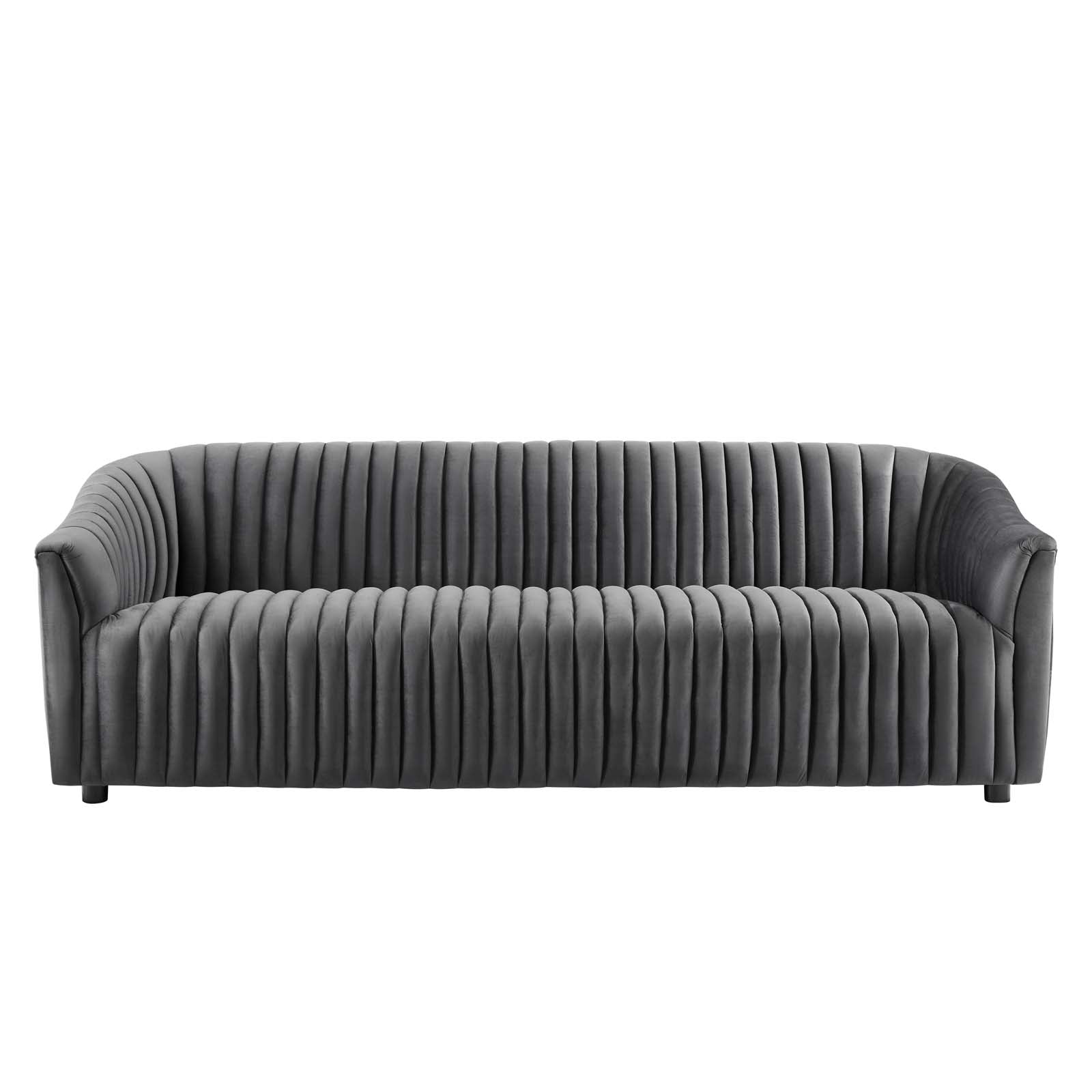 Alpha Velvet Tufted Sofa