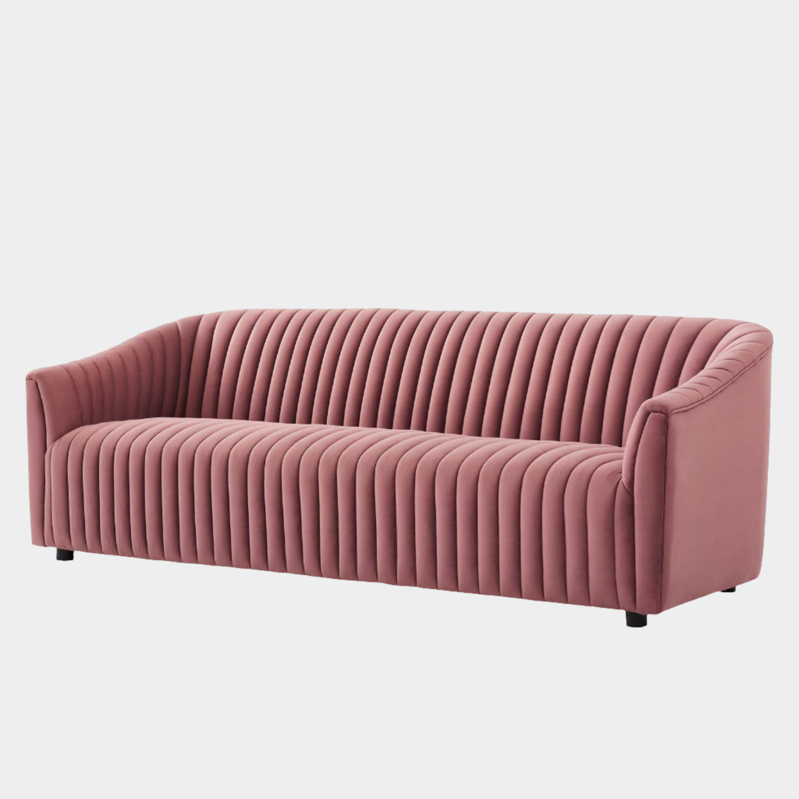 Alpha Velvet Tufted Sofa