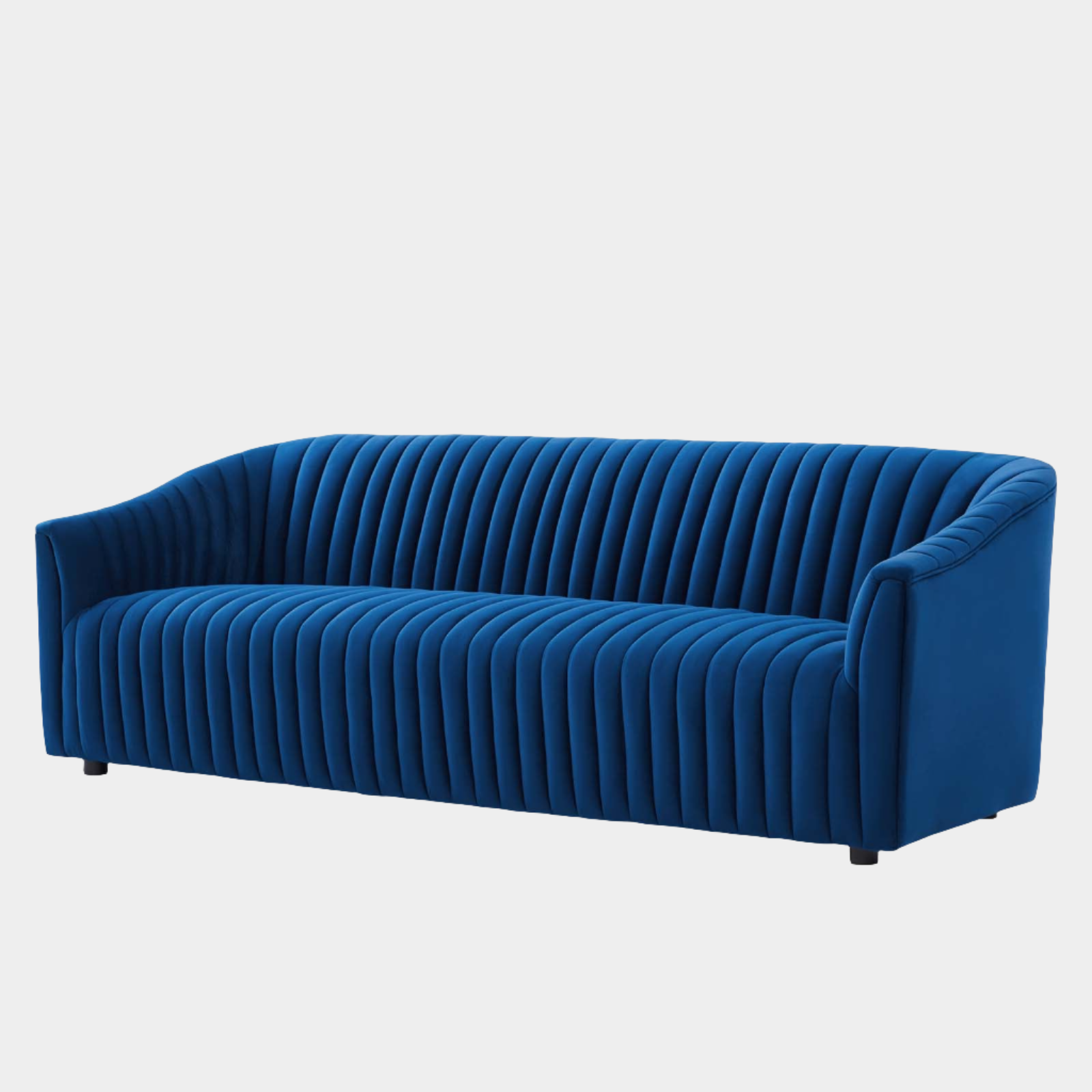 Alpha Velvet Tufted Sofa