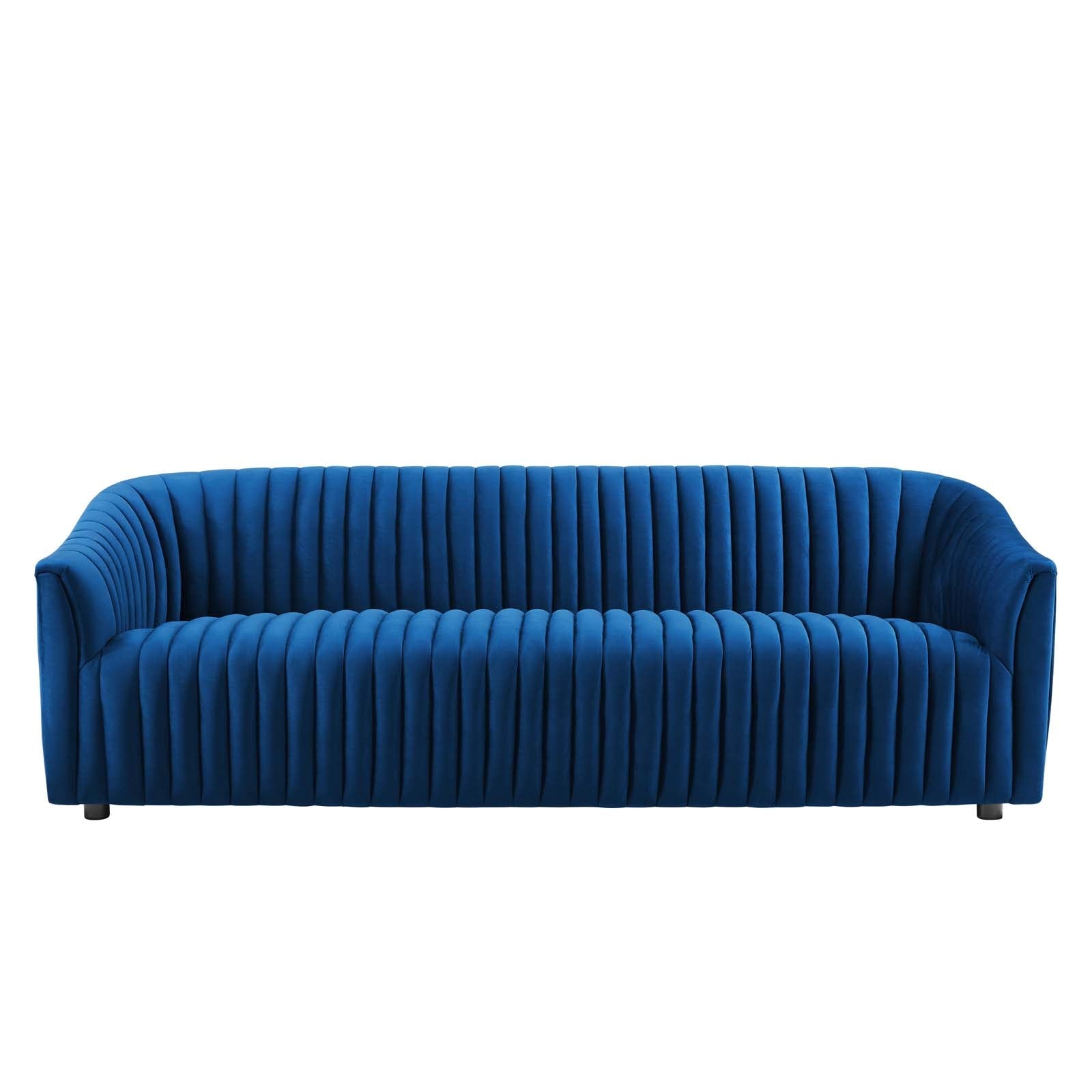 Alpha Velvet Tufted Sofa