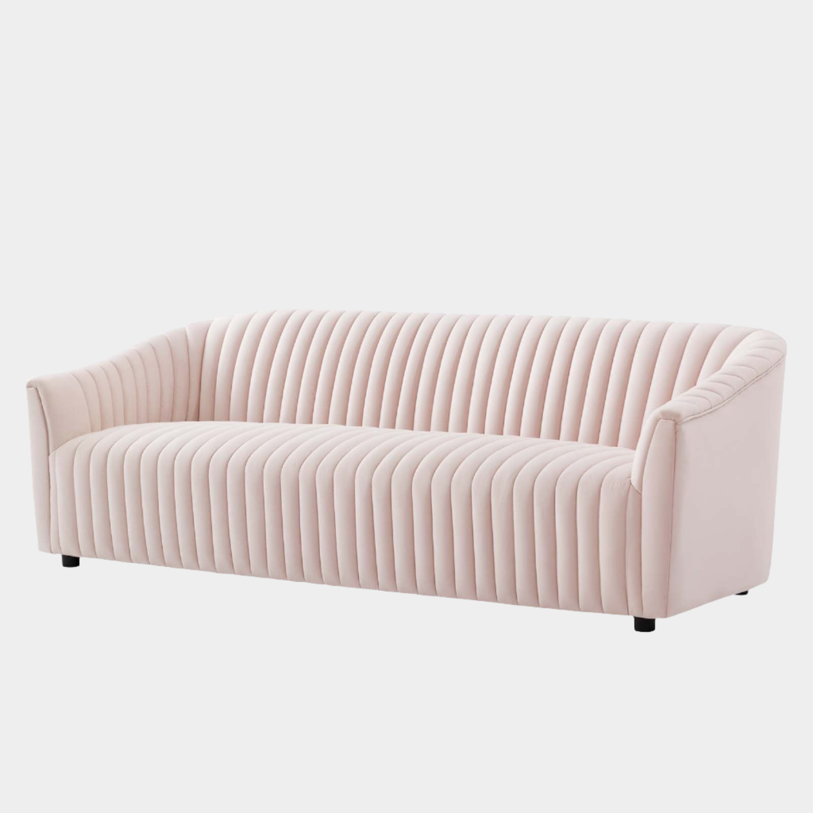 Alpha Velvet Tufted Sofa