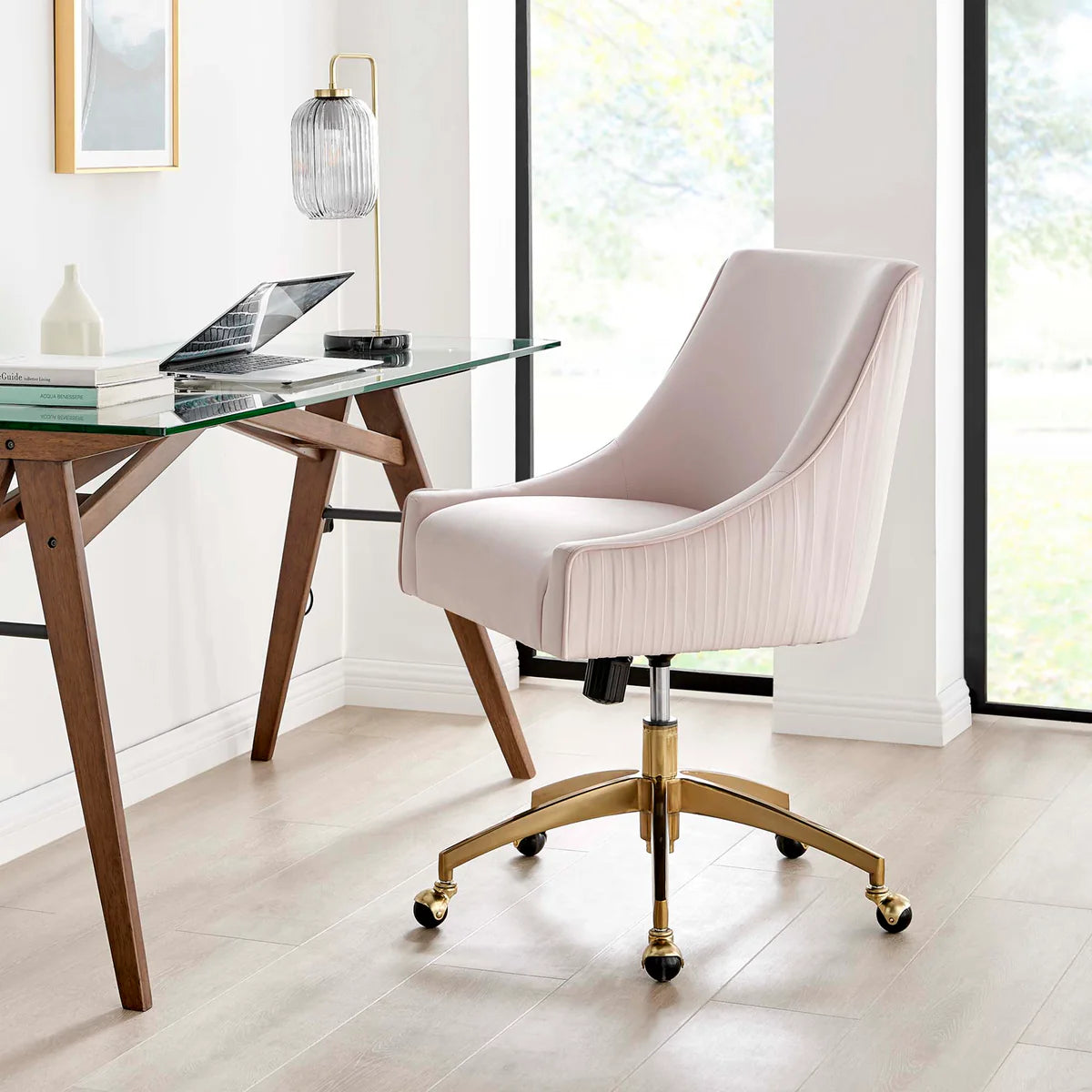 Chaise de bureau Discern Performance en velours