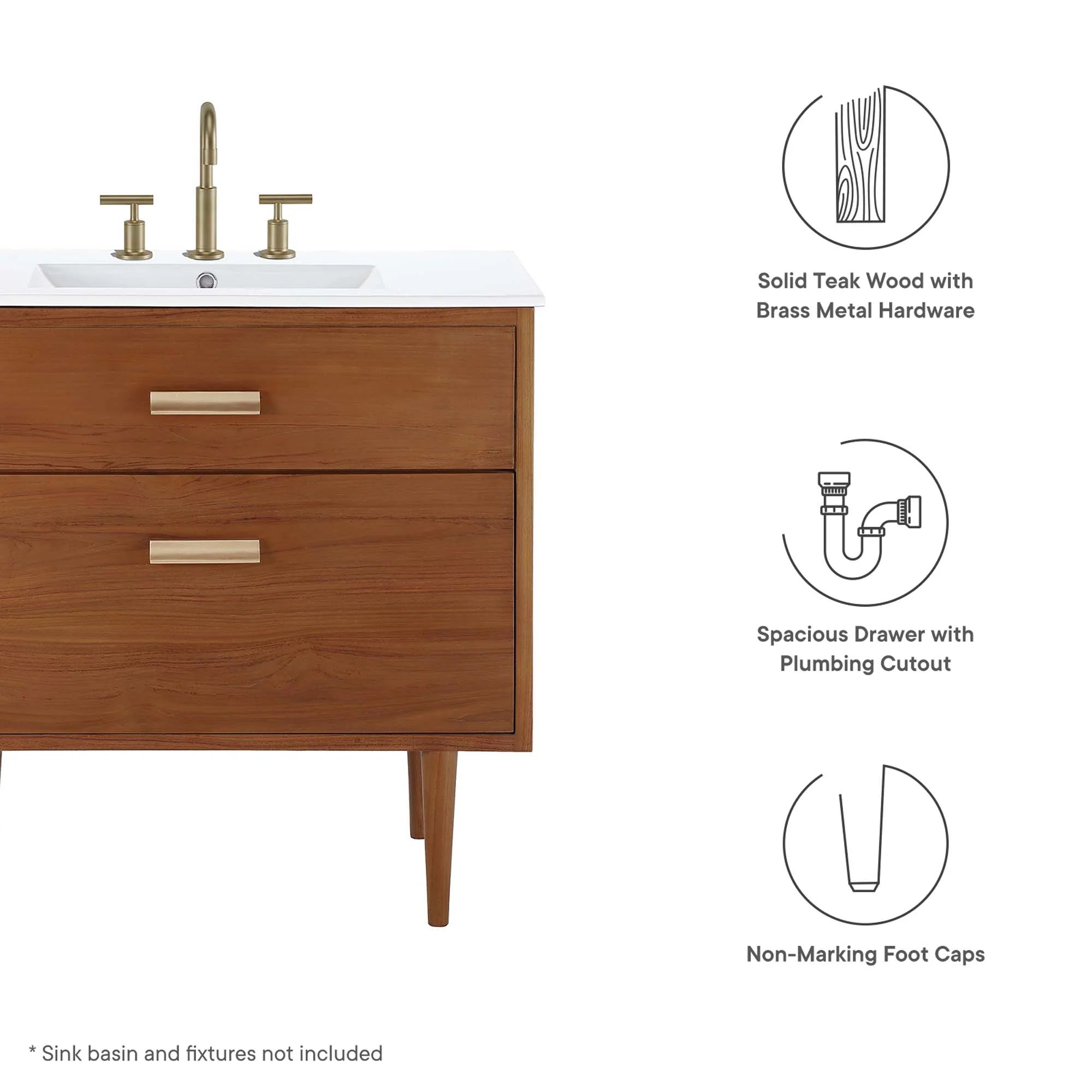 Cassia Bathroom Cabinet Basin Not Included