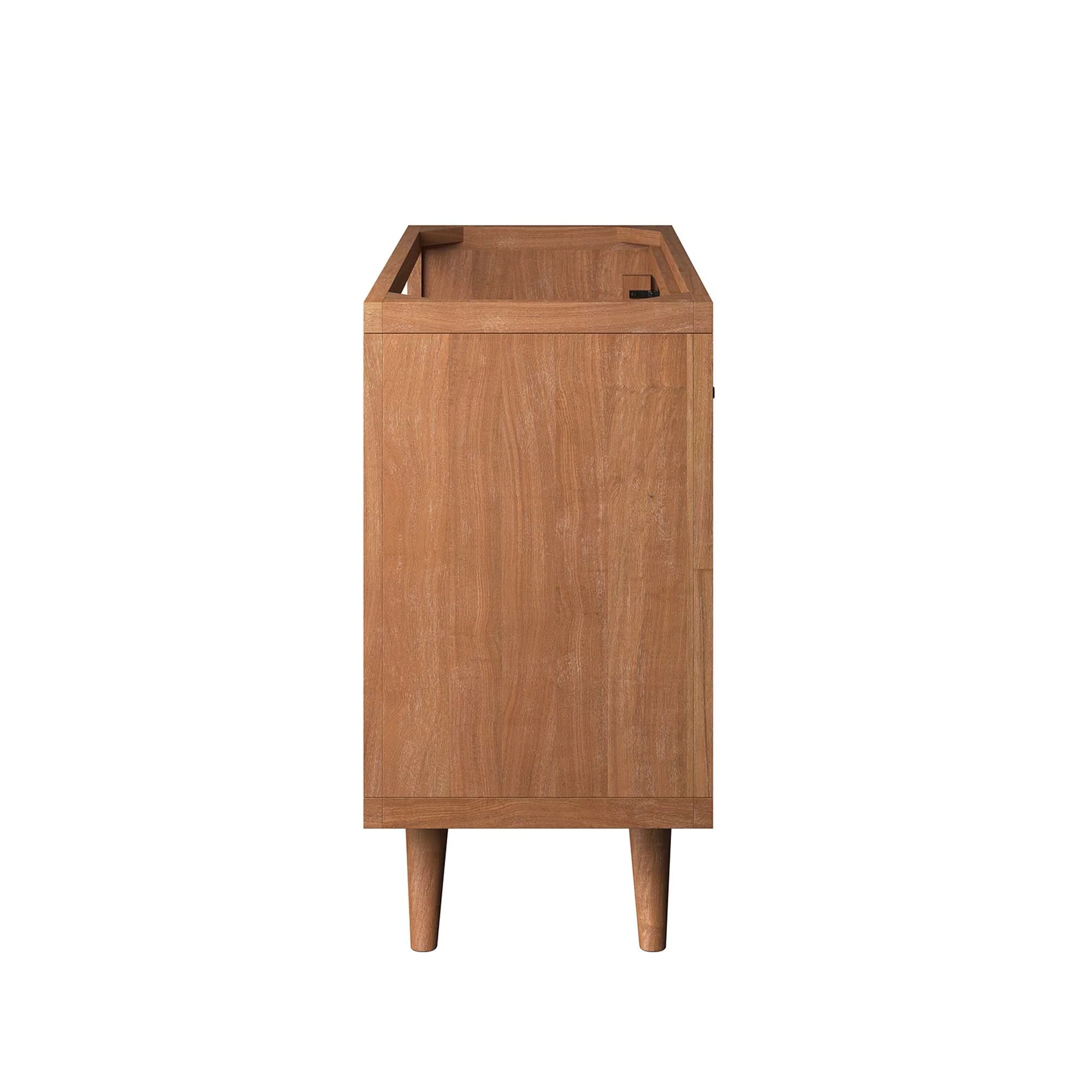 Meuble de salle de bain en bois de teck Birdie Lavabo non inclus