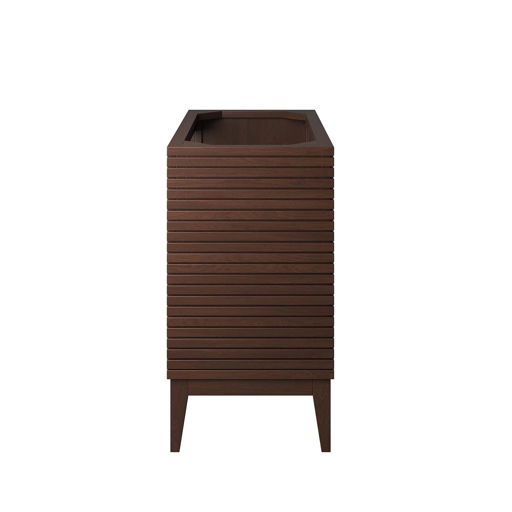 Meuble-lavabo de salle de bain Ledger Wood Lavabo non inclus