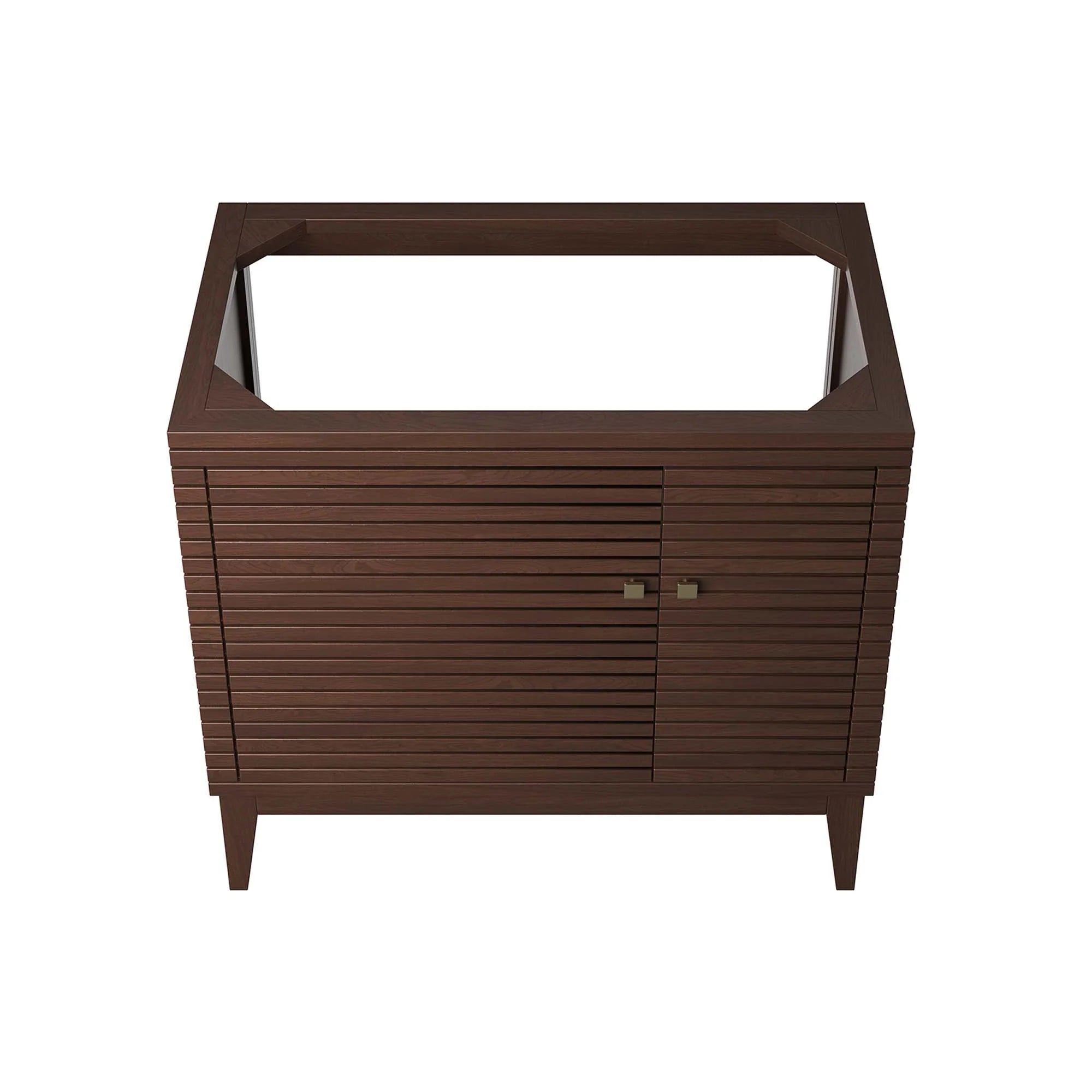 Meuble-lavabo de salle de bain Ledger Wood Lavabo non inclus