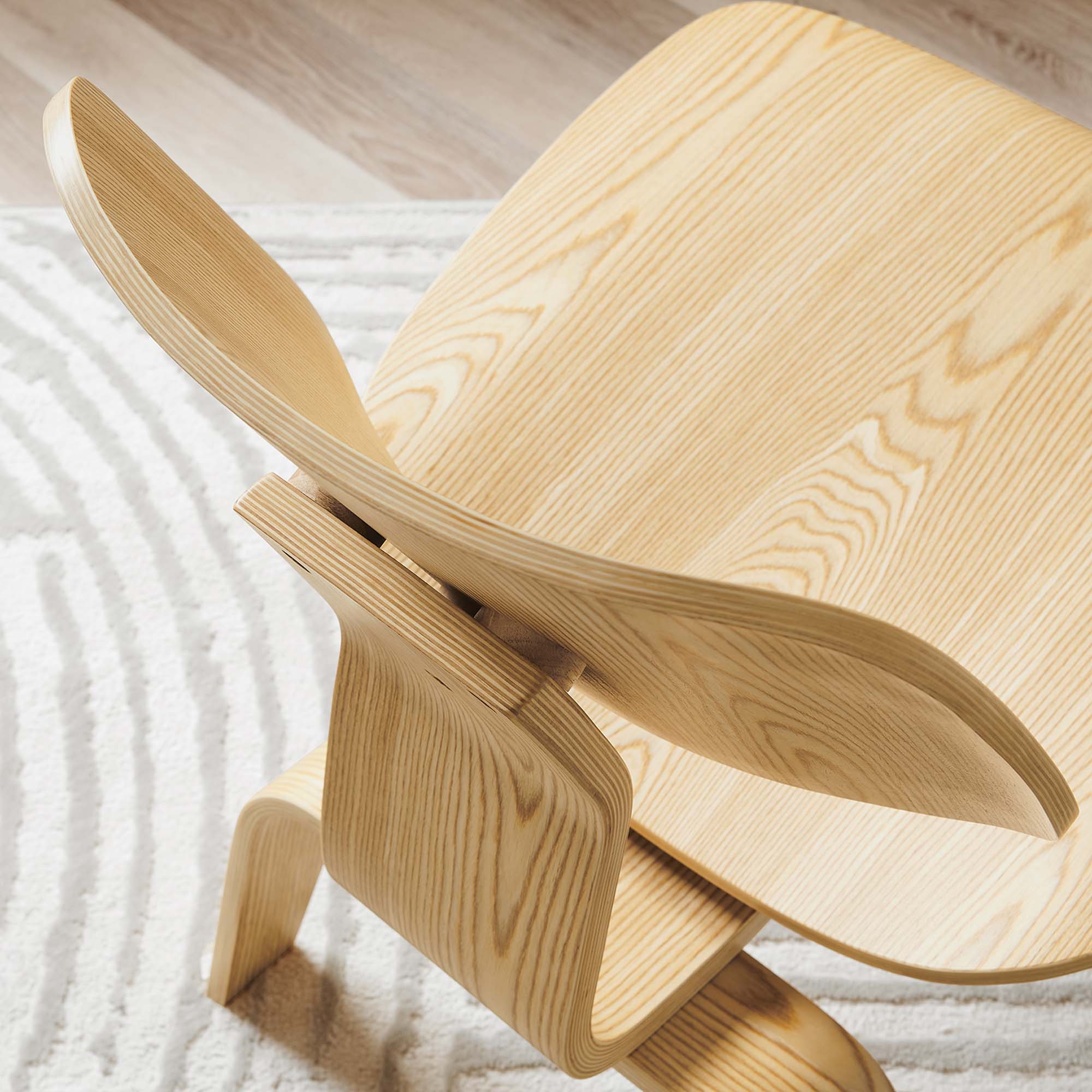 Fauteuil de salon en bois Fathom 