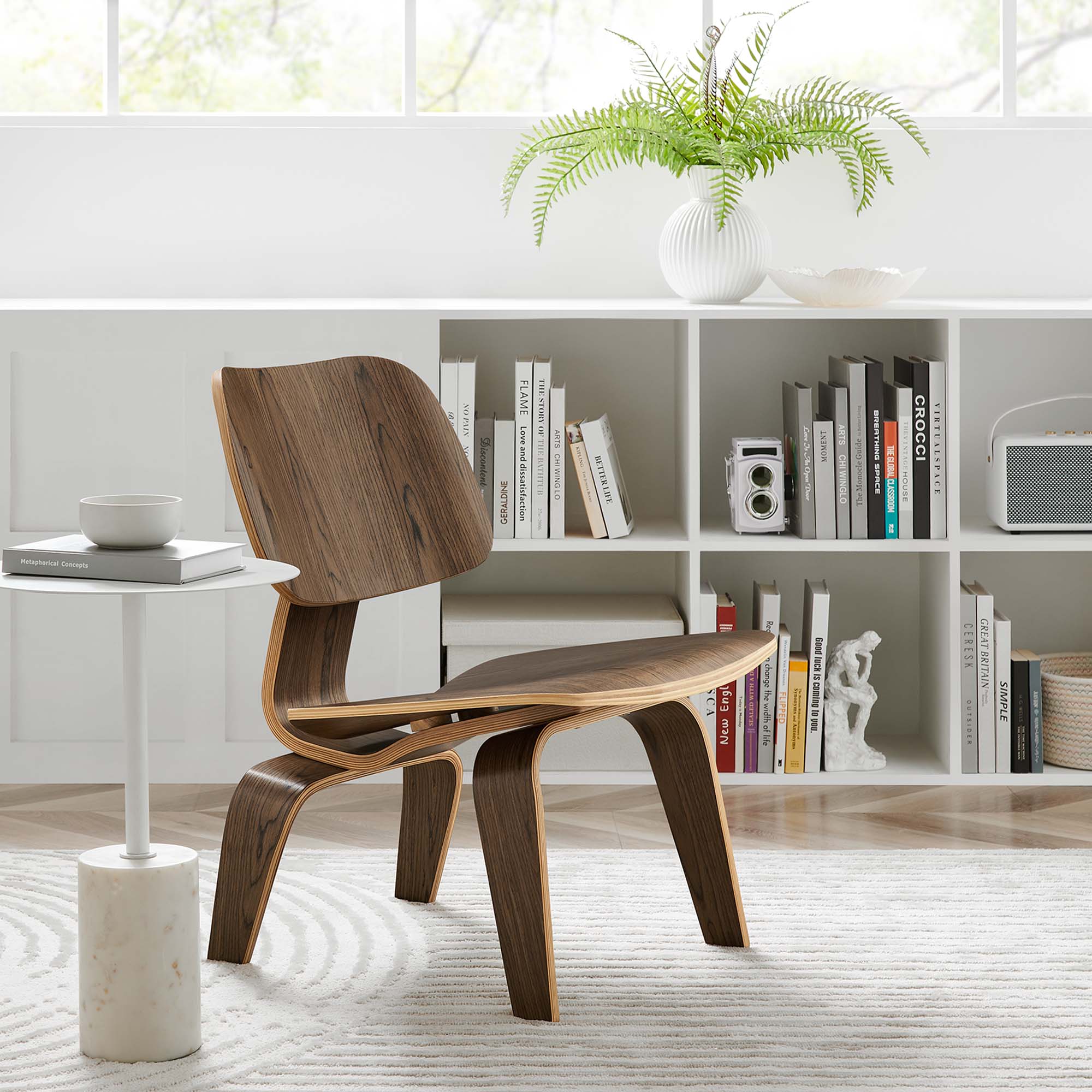 Fauteuil de salon en bois Fathom 