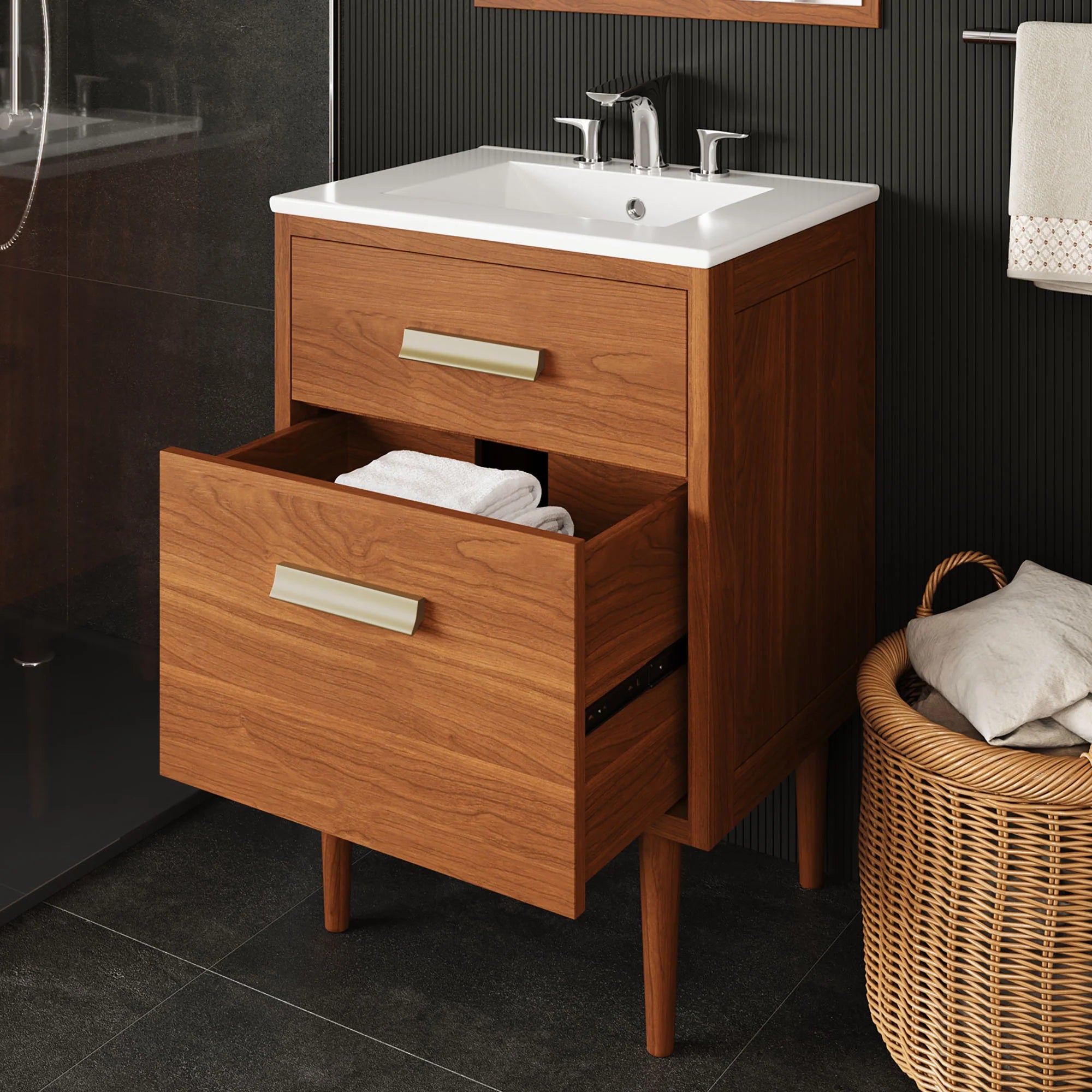 Cassia Bathroom Vanity Basin Included