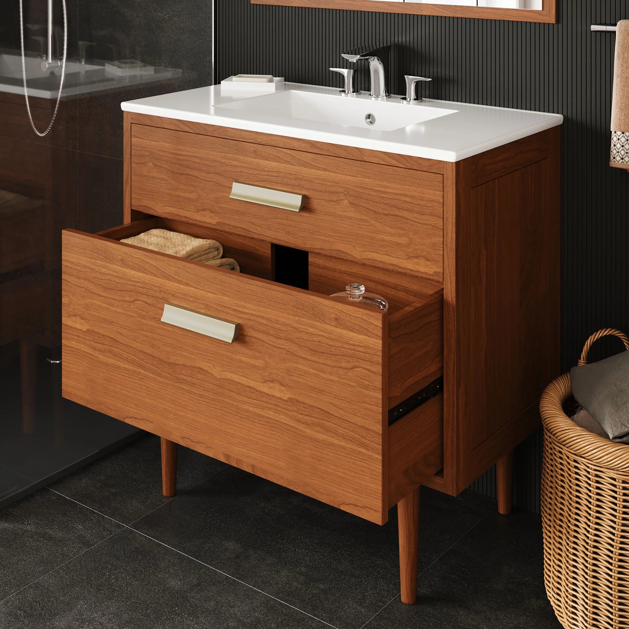 Cassia Bathroom Vanity Basin Included