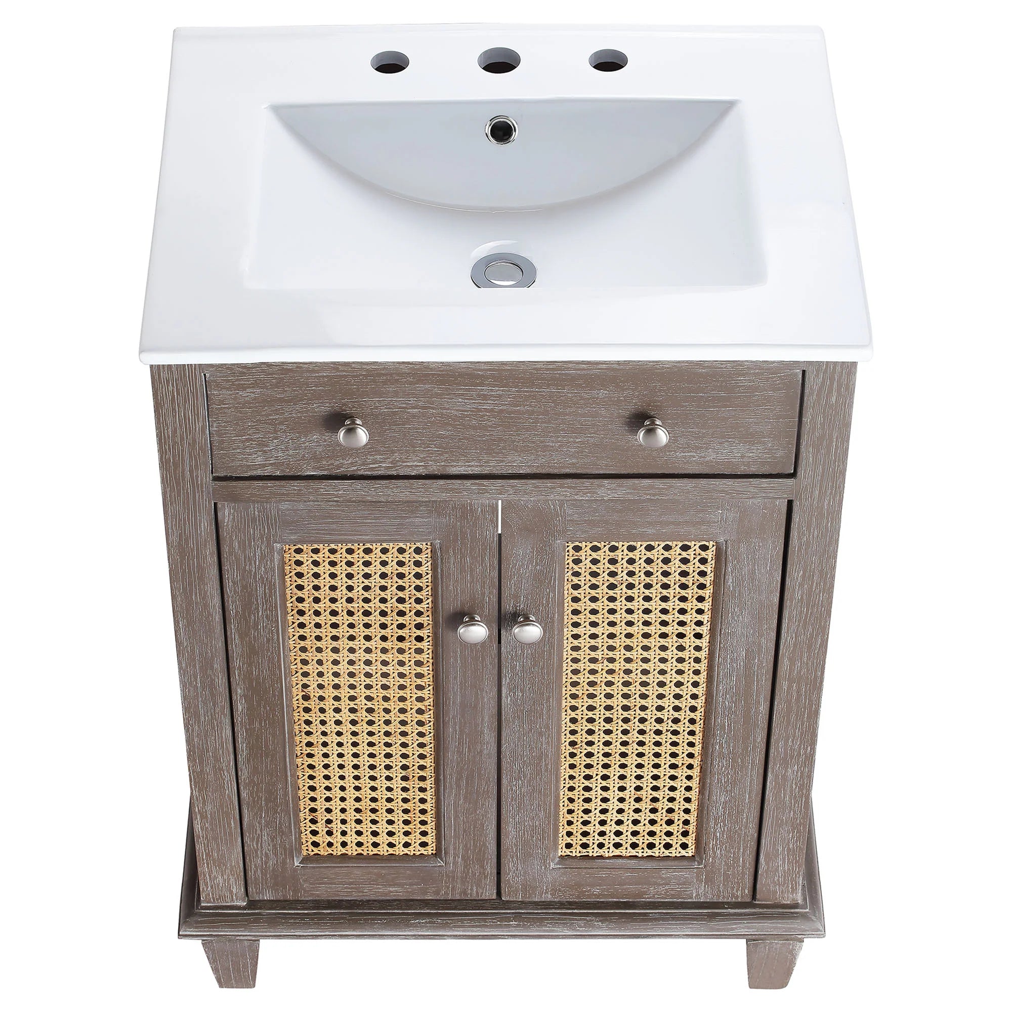 Meuble-lavabo de salle de bain Lilo inclus