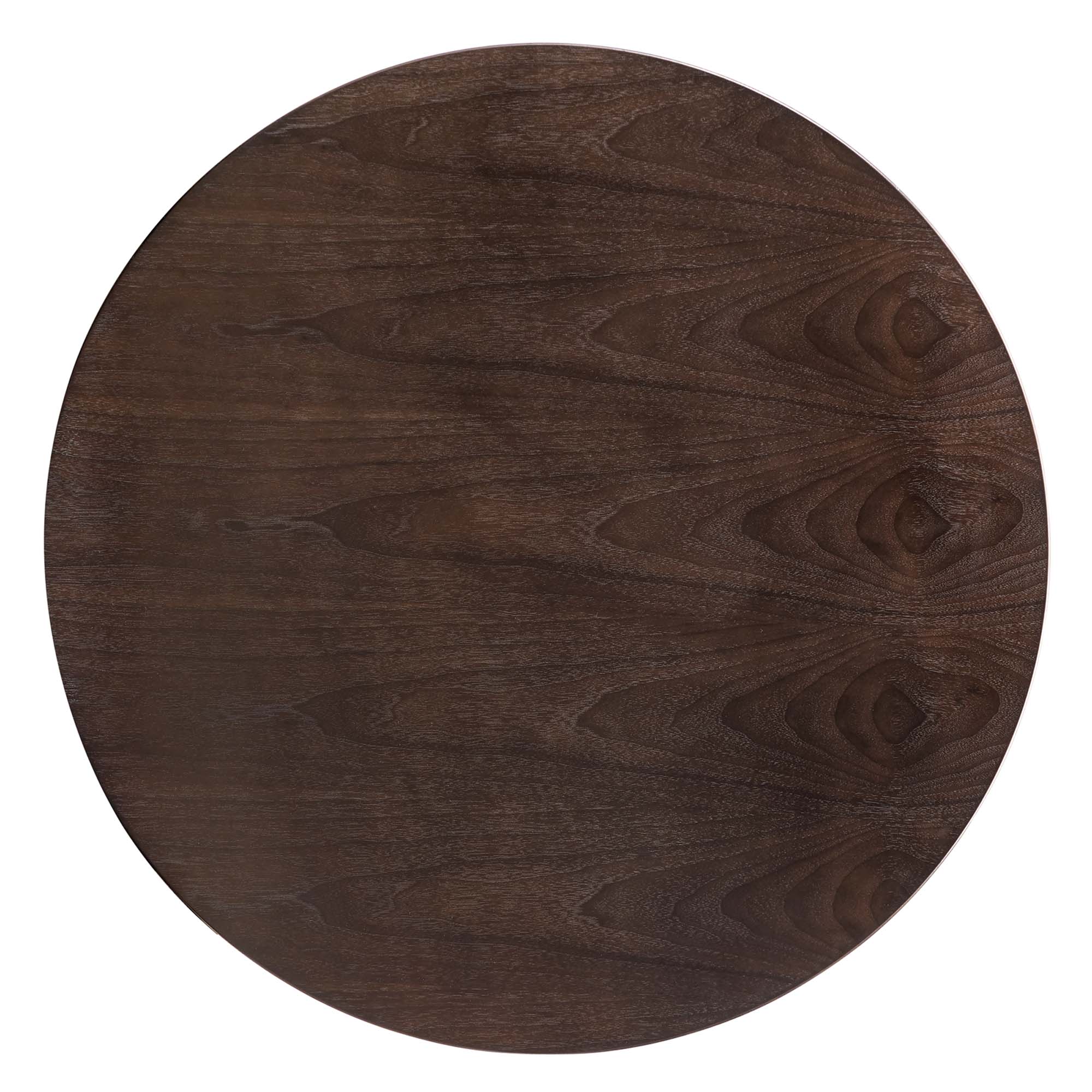 Zinque 40" Dining Table in Gold Cherry Walnut