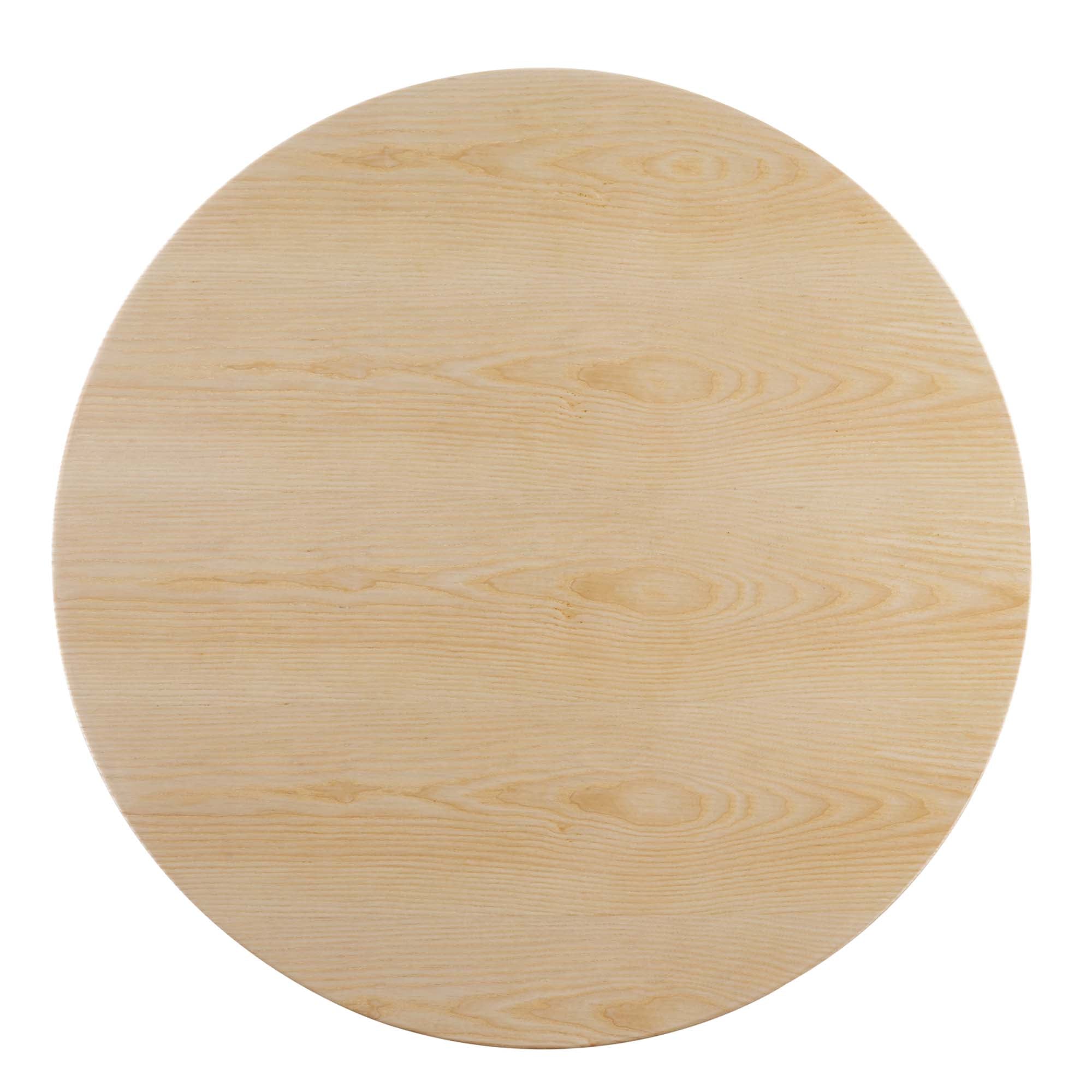 Zinque 40" Dining Table in Gold Natural