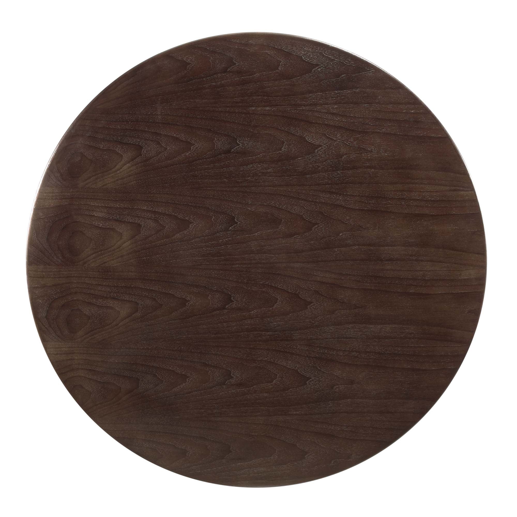 Zinque 47" Dining Table in Gold Cherry Walnut