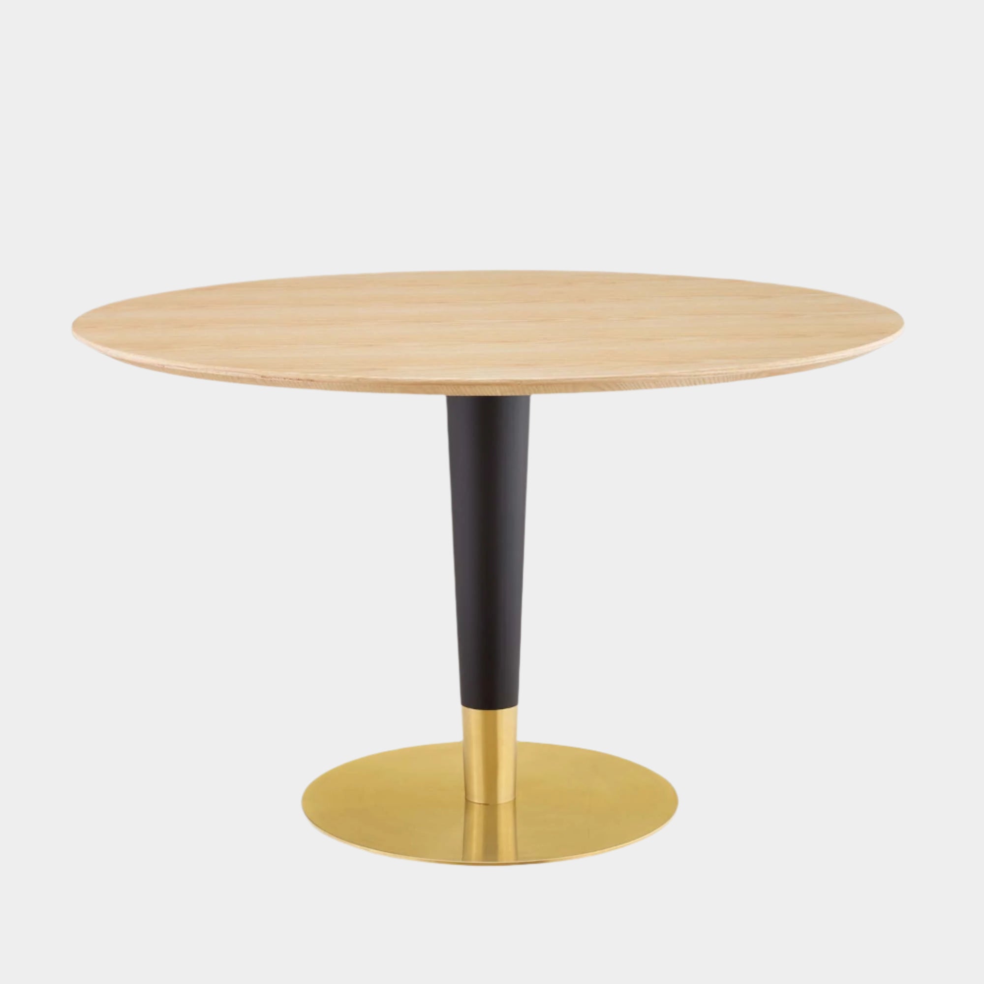 Zinque 47" Dining Table in Gold Natural