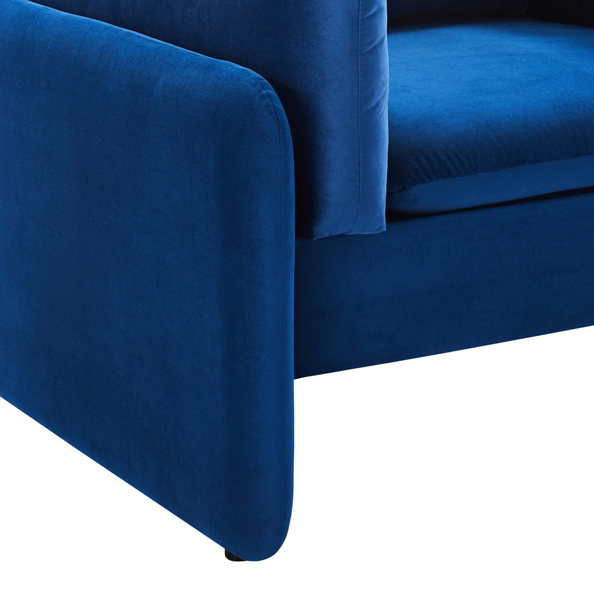 Fauteuil en velours Indicate Performance