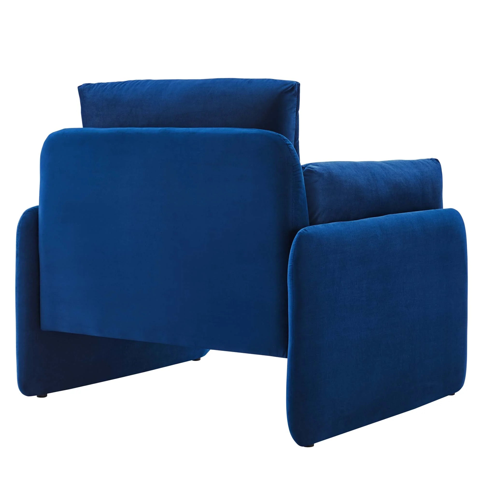 Fauteuil en velours Indicate Performance