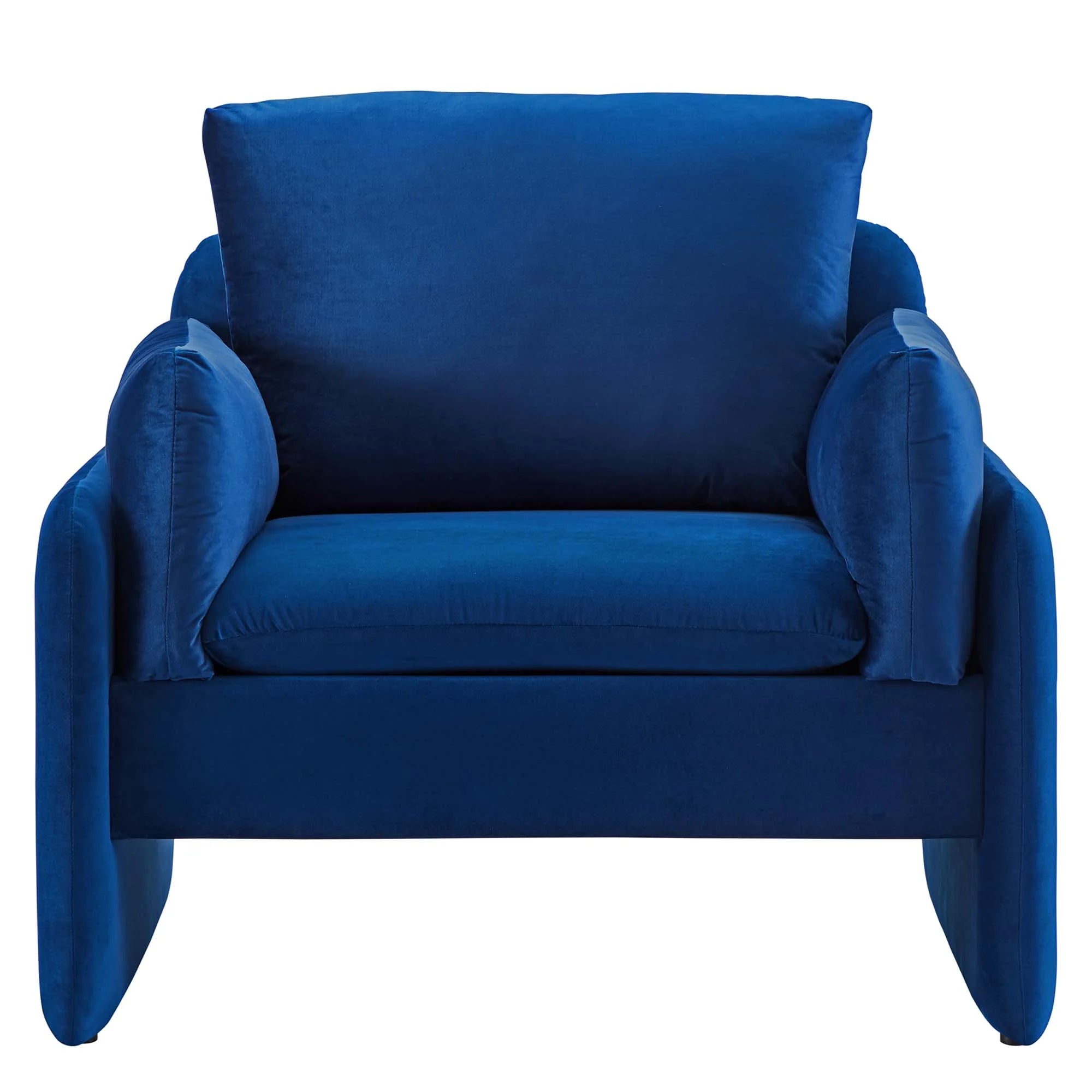 Fauteuil en velours Indicate Performance