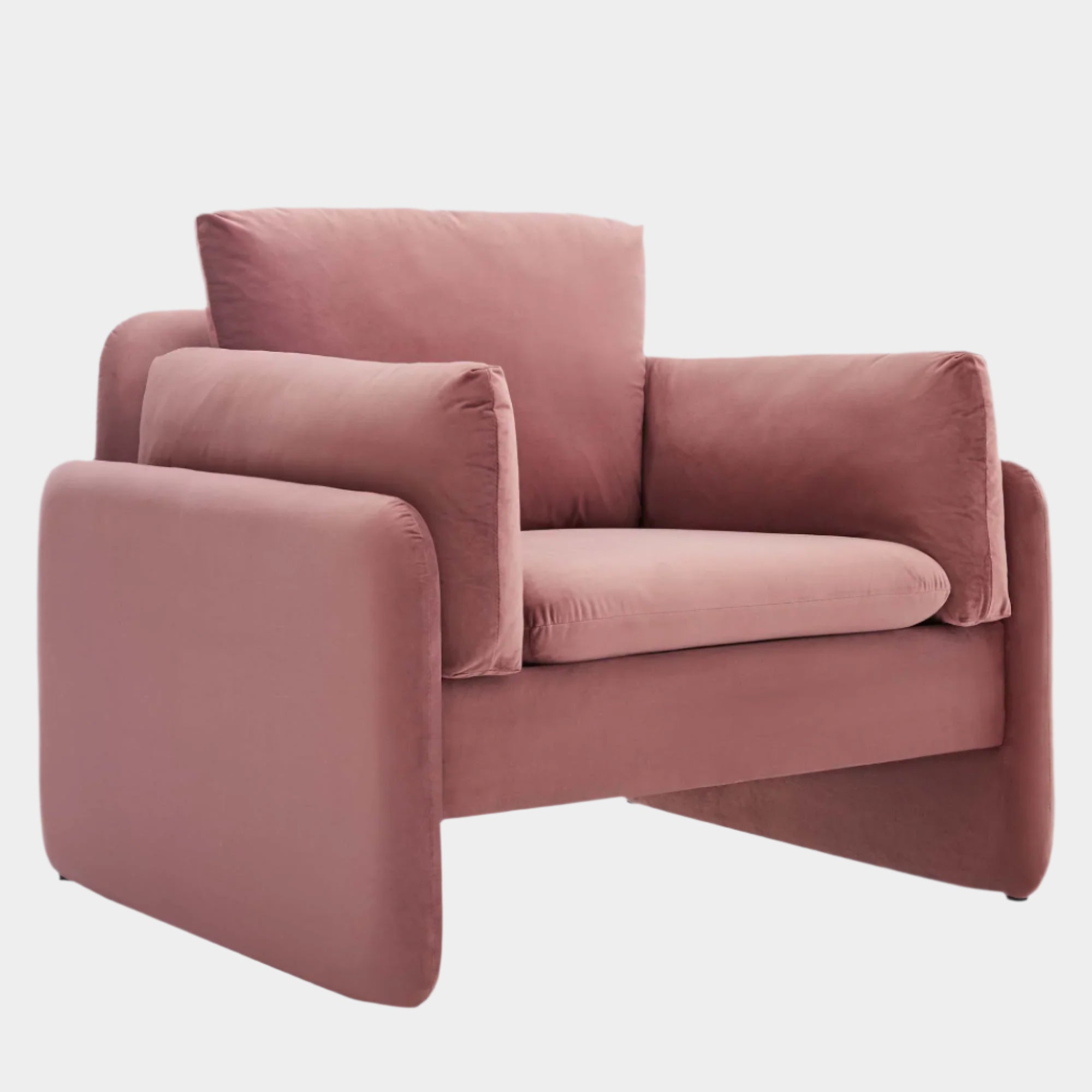 Fauteuil en velours Indicate Performance