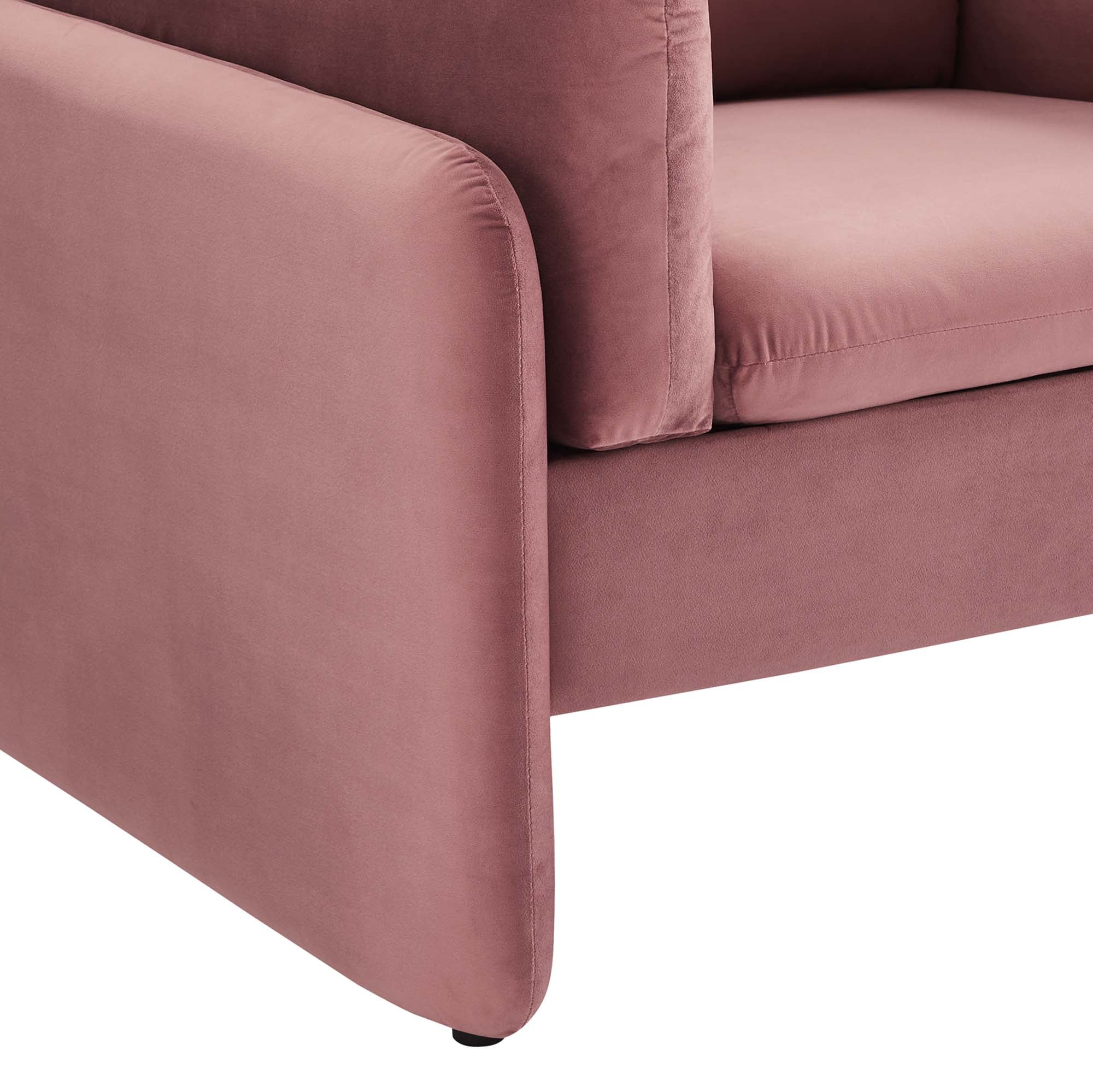 Fauteuil en velours Indicate Performance