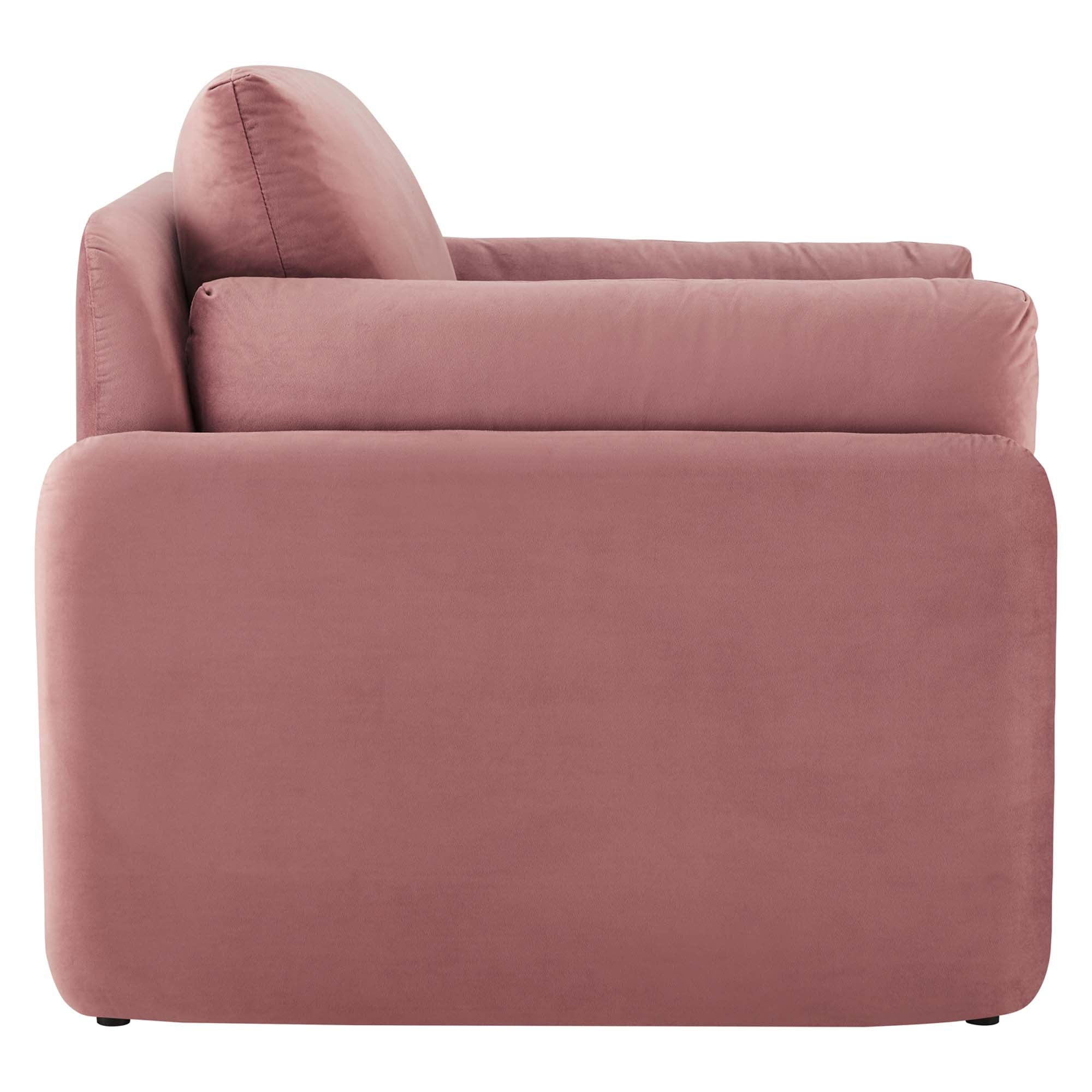 Fauteuil en velours Indicate Performance