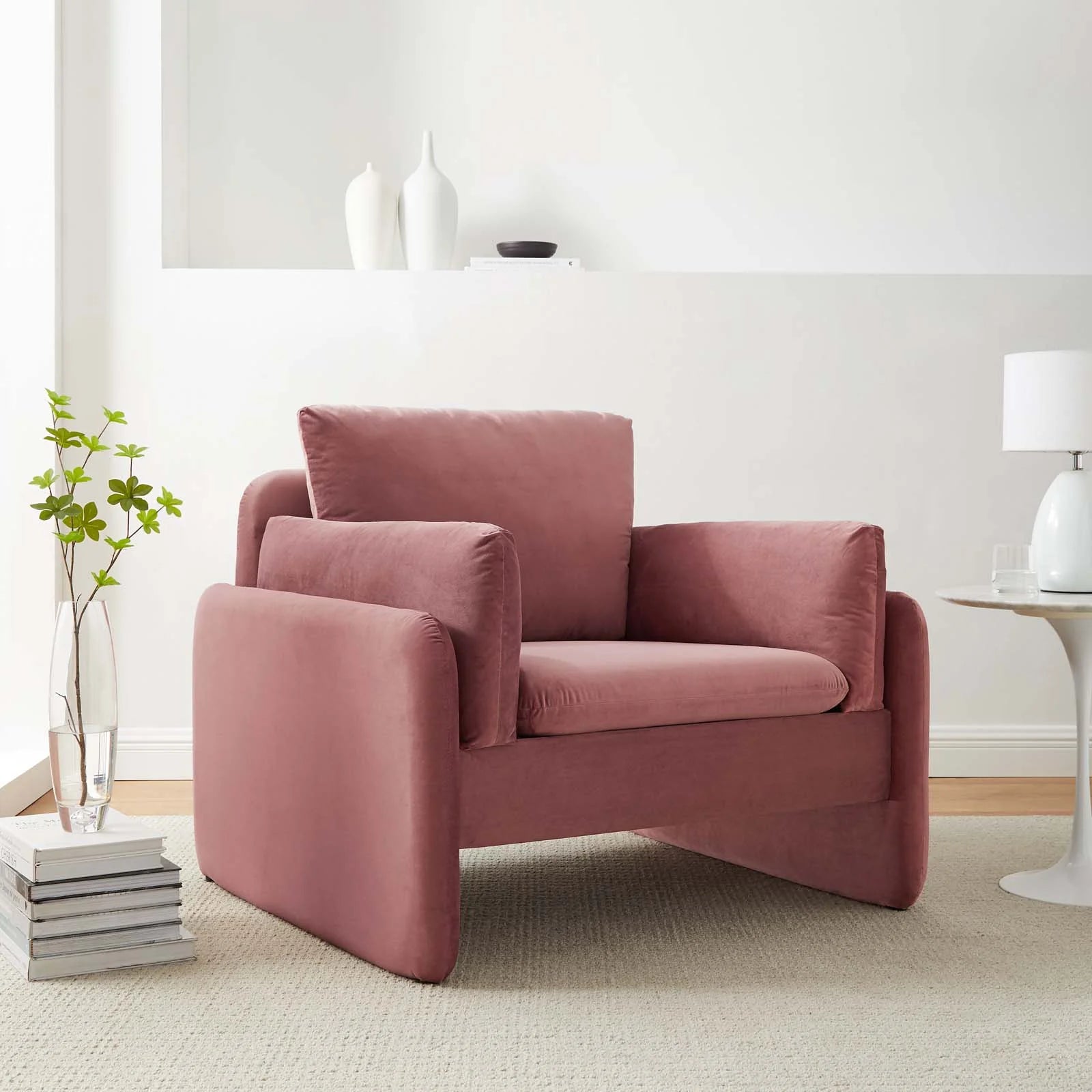 Designate Performance Velvet Armchair