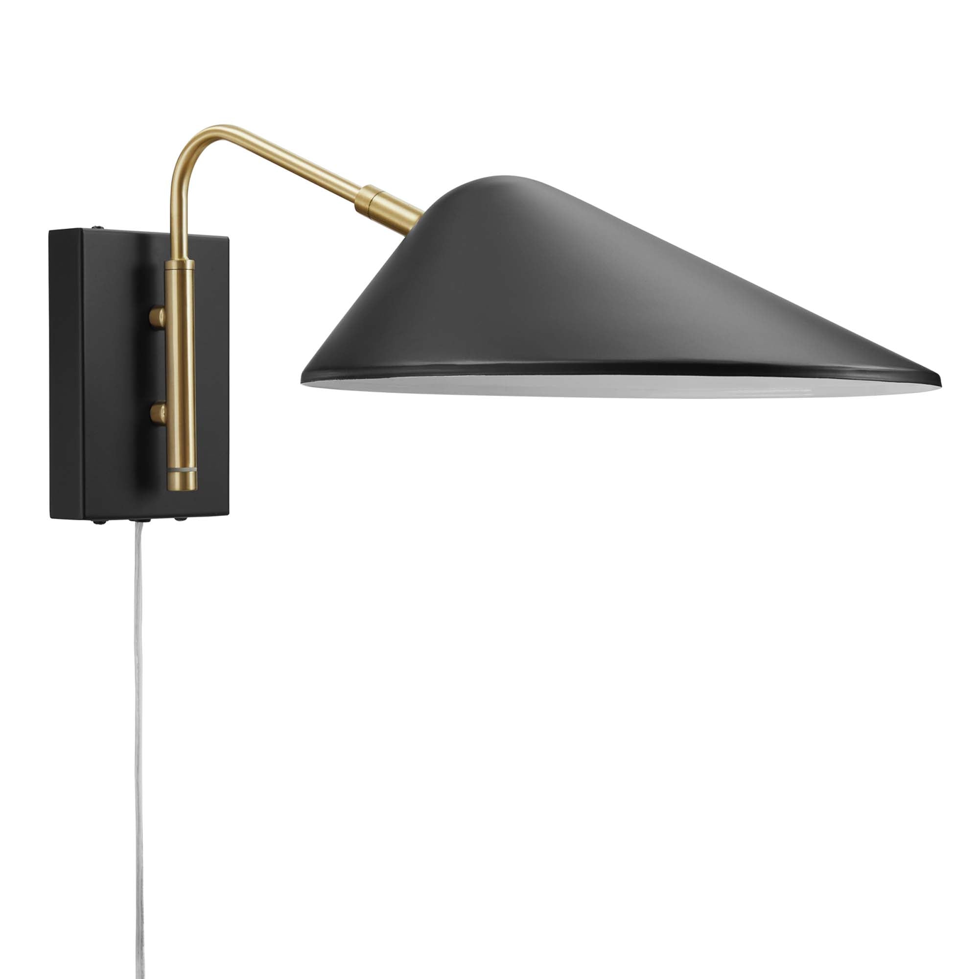 Journey 7" Swing Arm Wall Sconce in Black