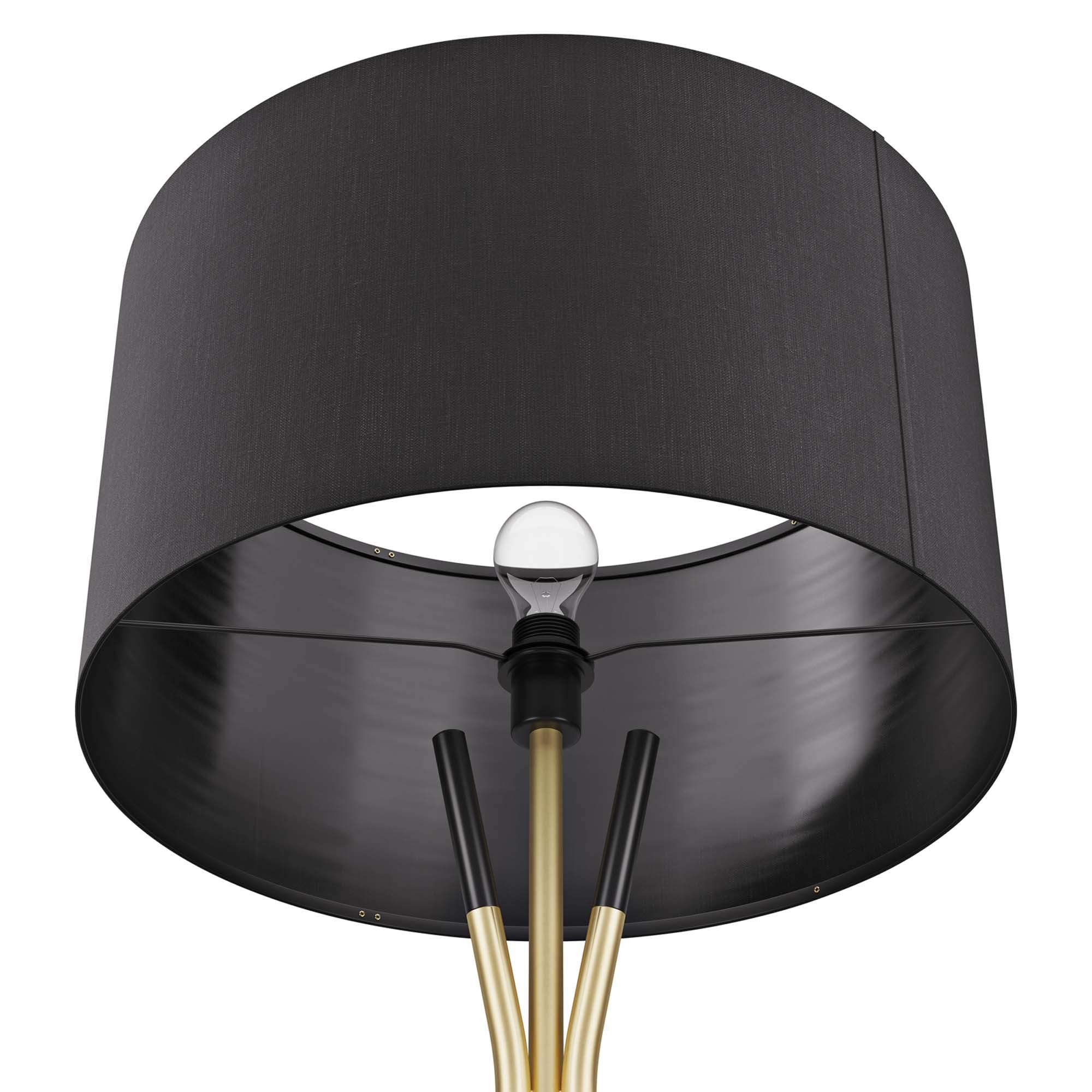 Audrey Standing Floor Lamp in Black