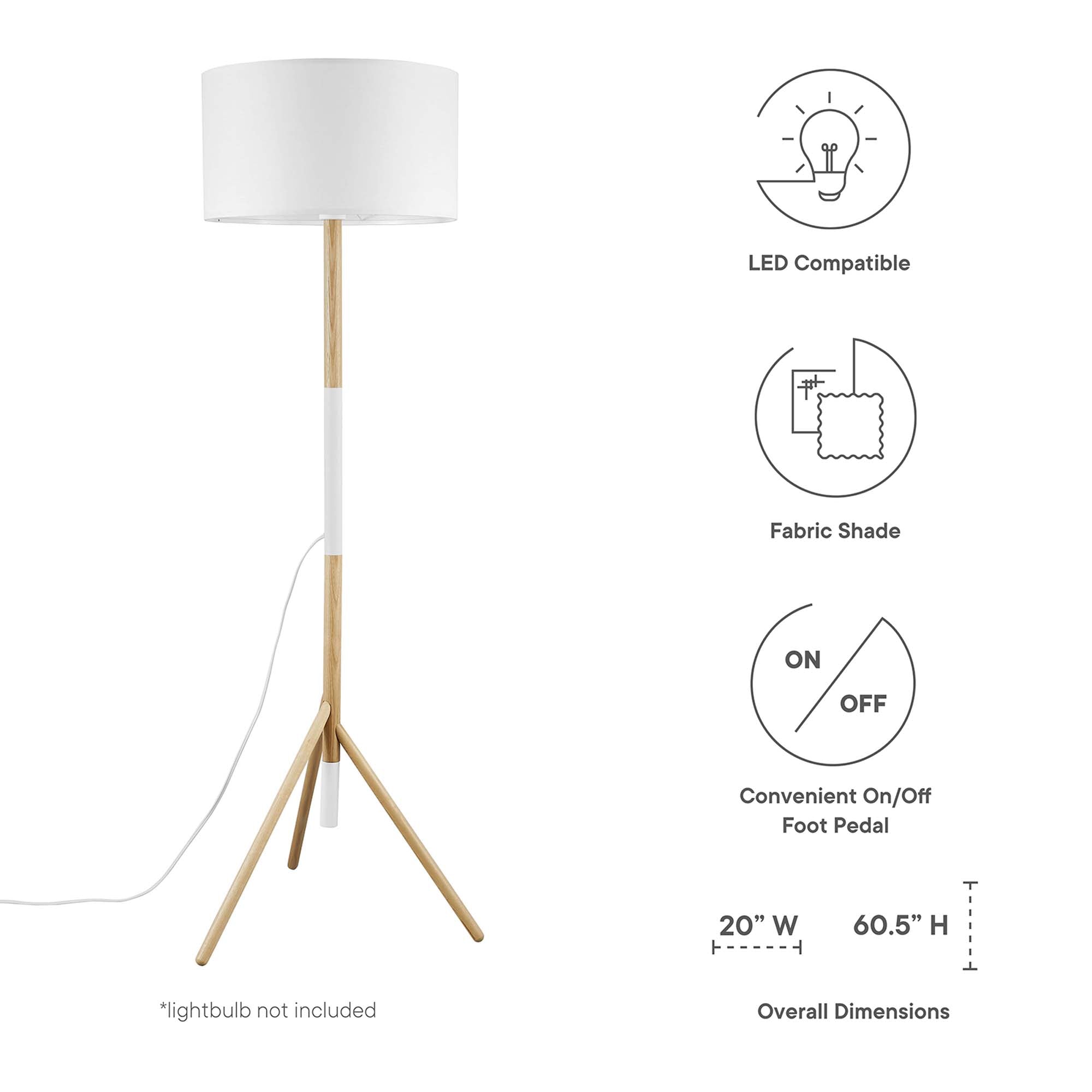 Natalie Tripod Floor Lamp