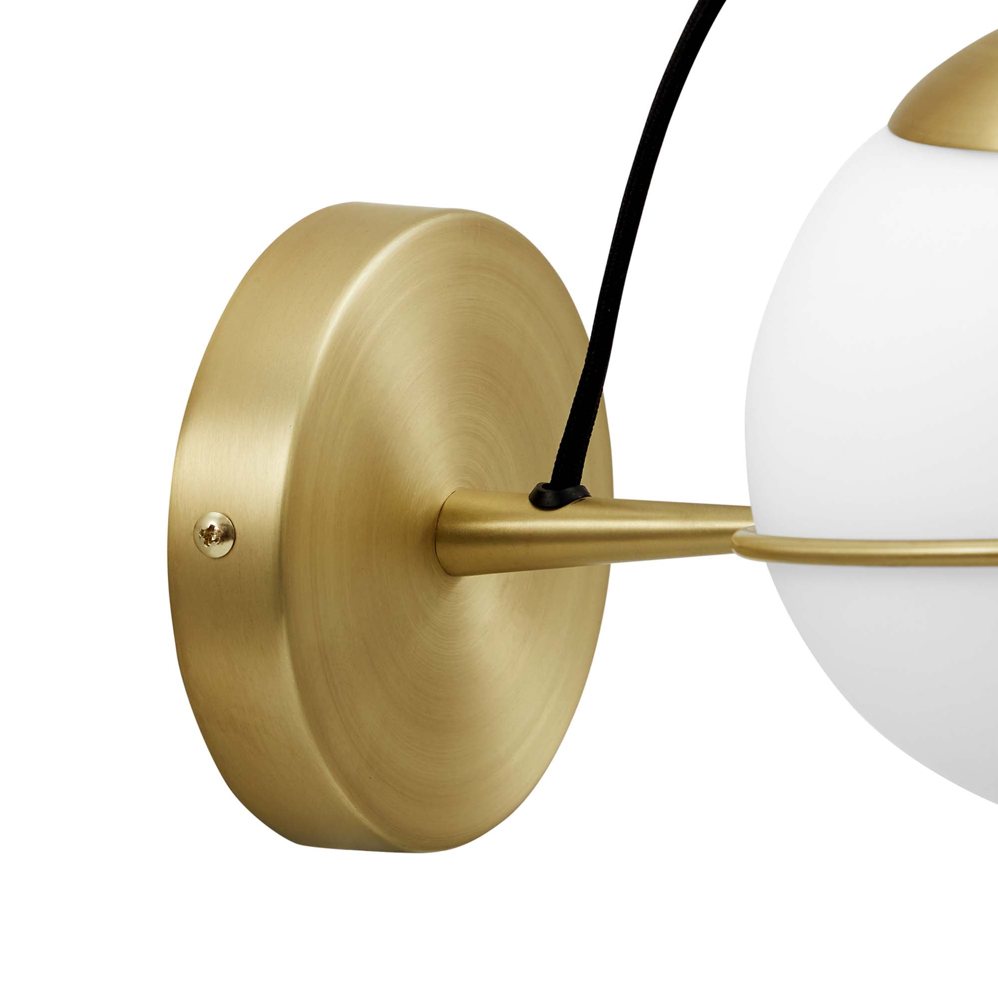 Hanna Hardwire Wall Sconce in Opal Gold