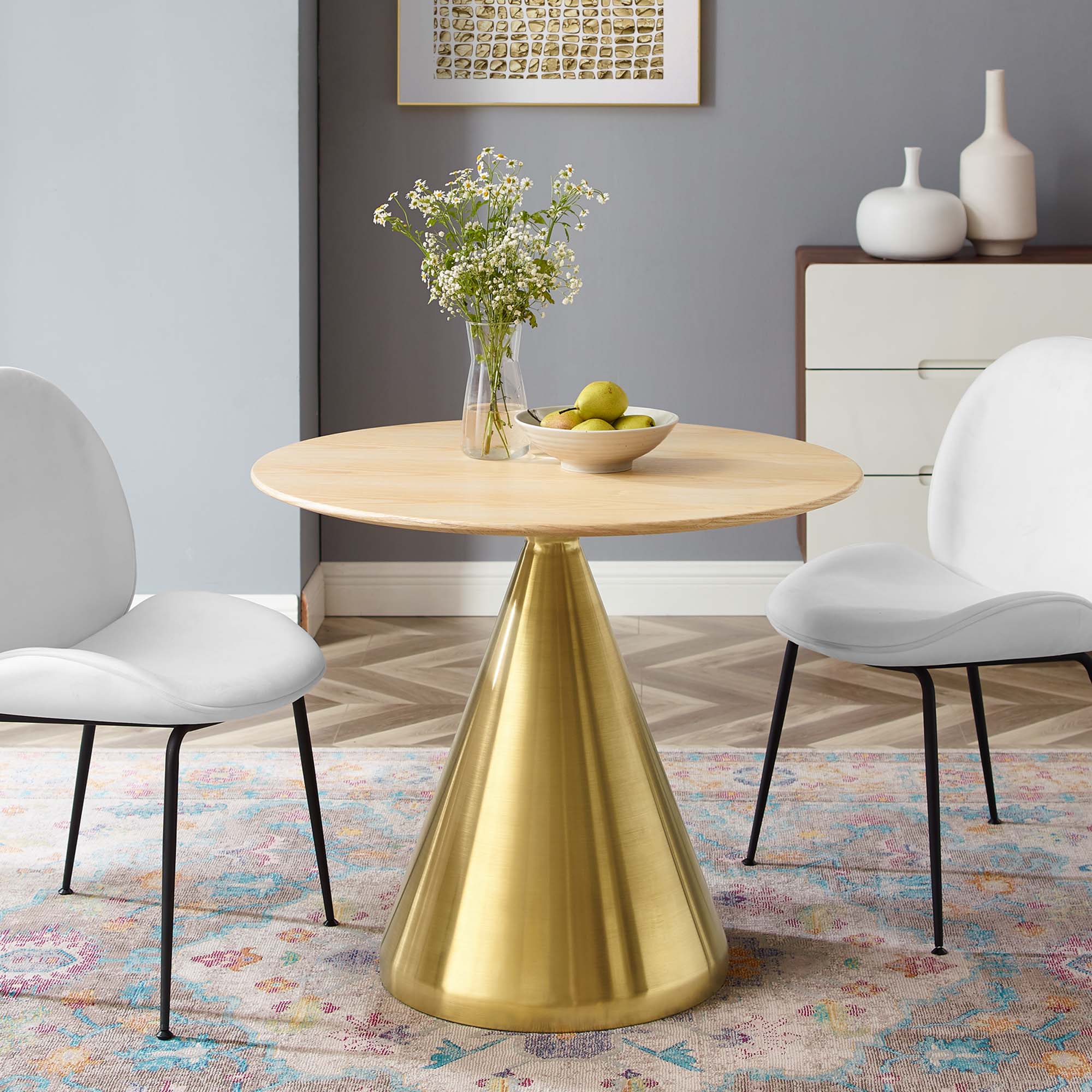 Tupelo 36" Dining Table in Gold Natural