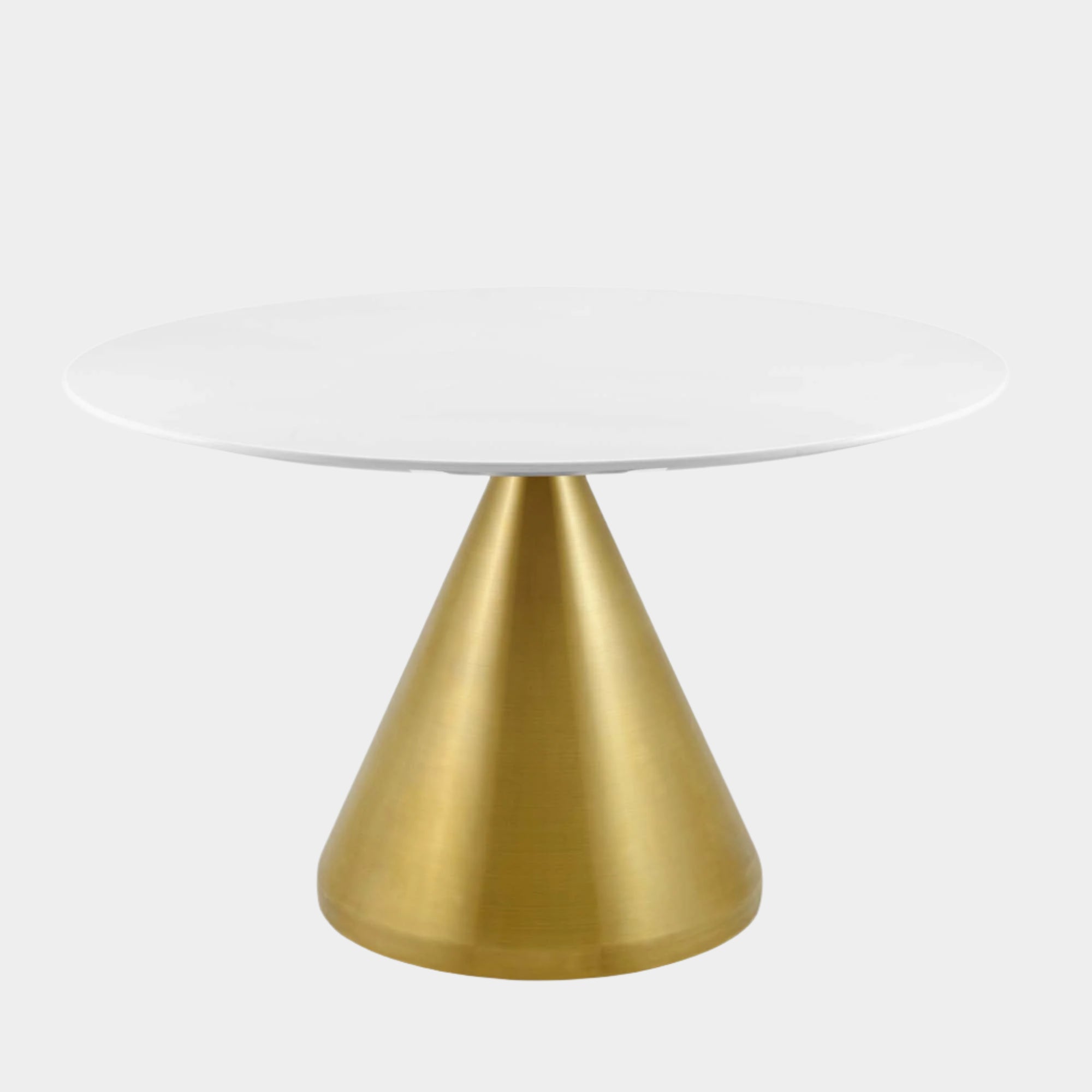 Tupelo 47" Dining Table in Gold White