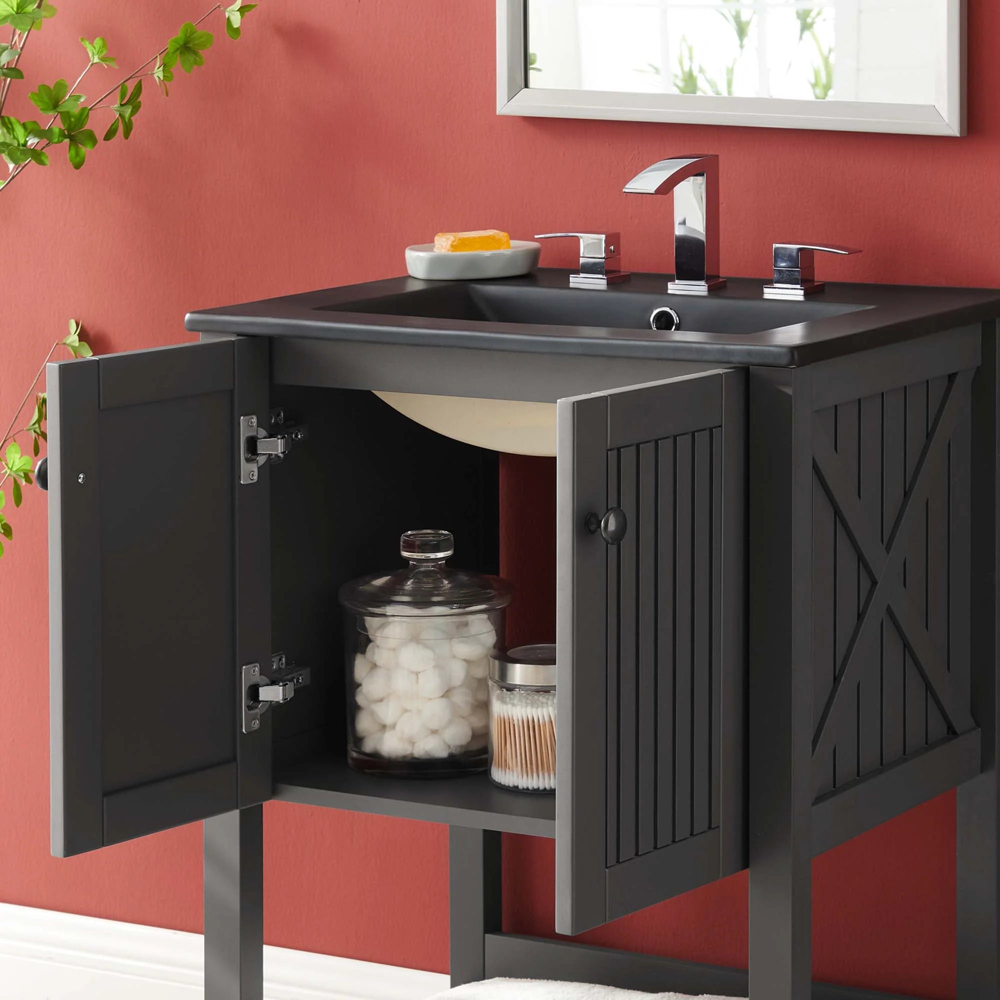 Steam Bathroom Vanity Basin Included