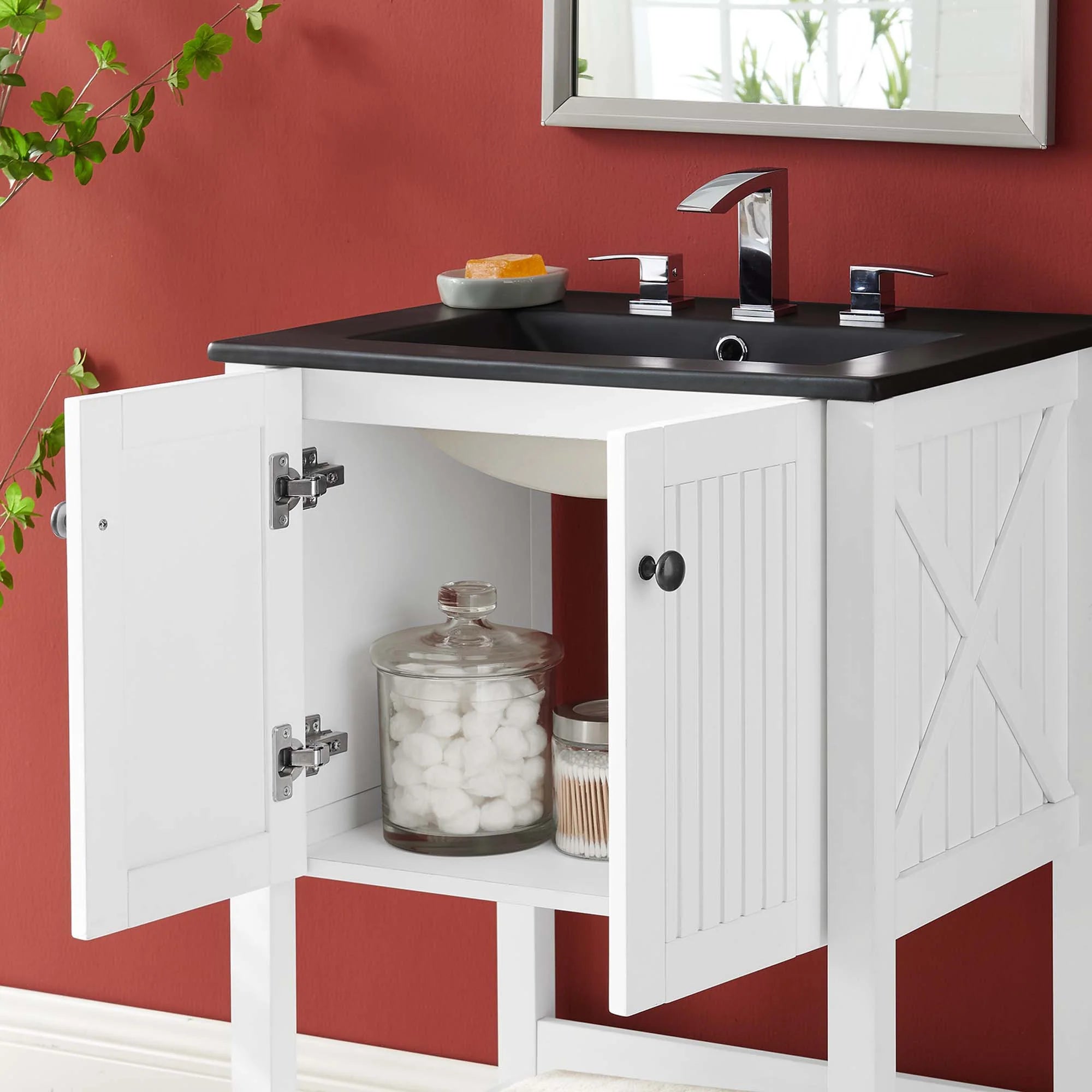 Steam Bathroom Vanity Basin Included