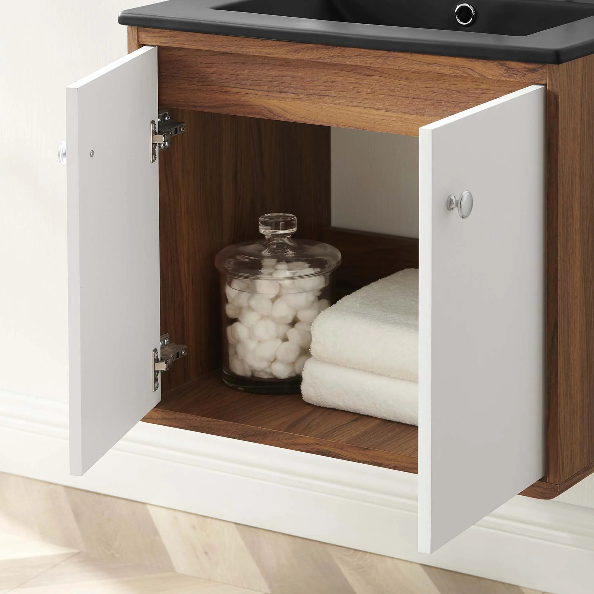 Transmit Wall-Mount Bathroom Vanity Basin Included