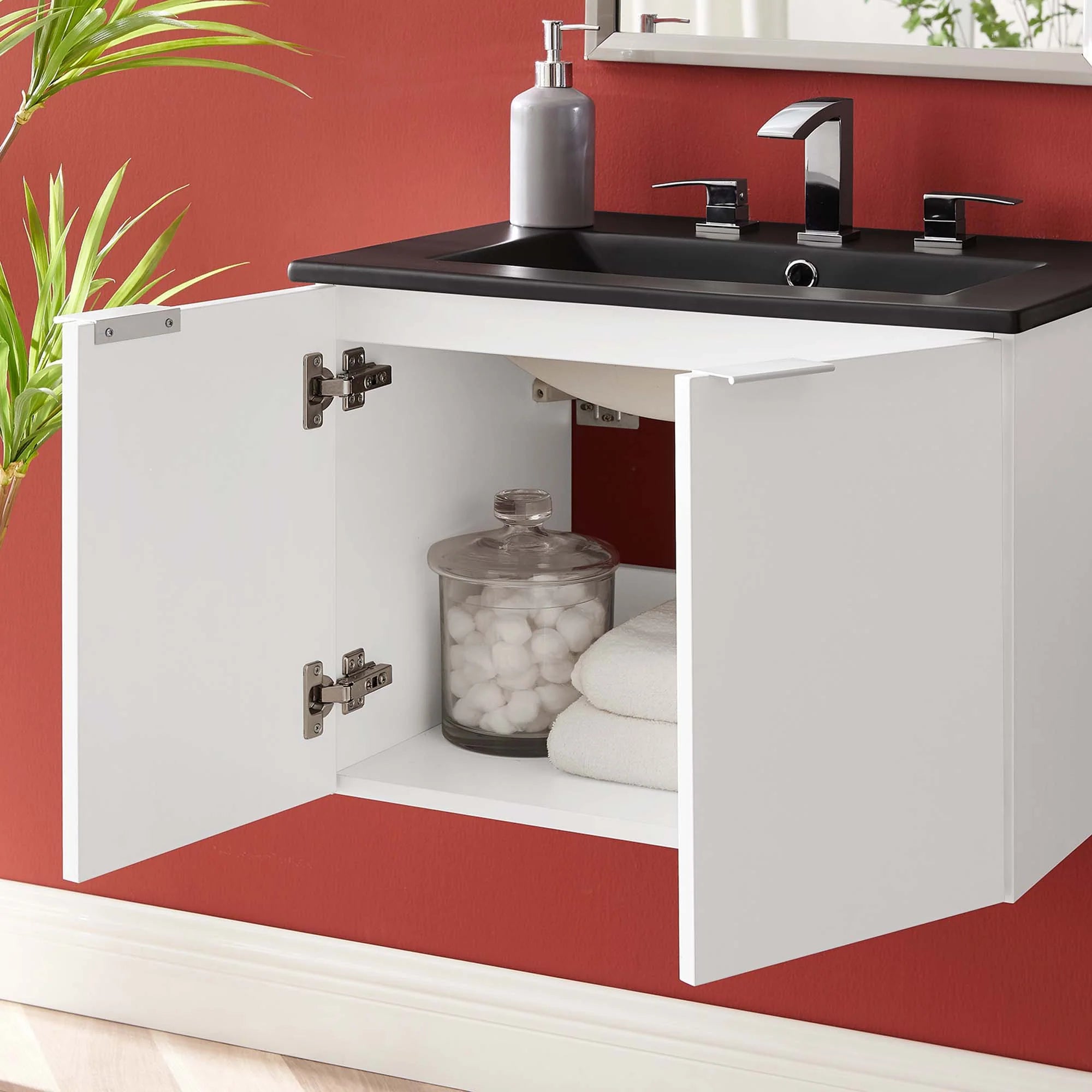 Maybelle Wall-Mount Bathroom Vanity Basin Included