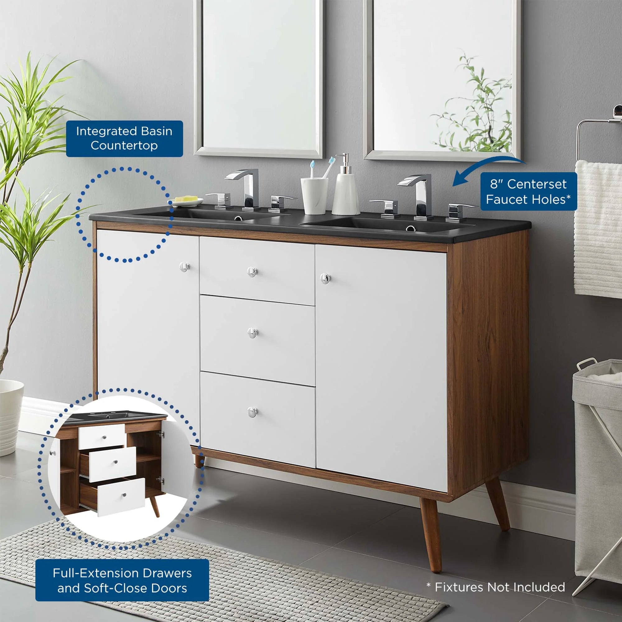 Transmit Bathroom Vanity Basin Included