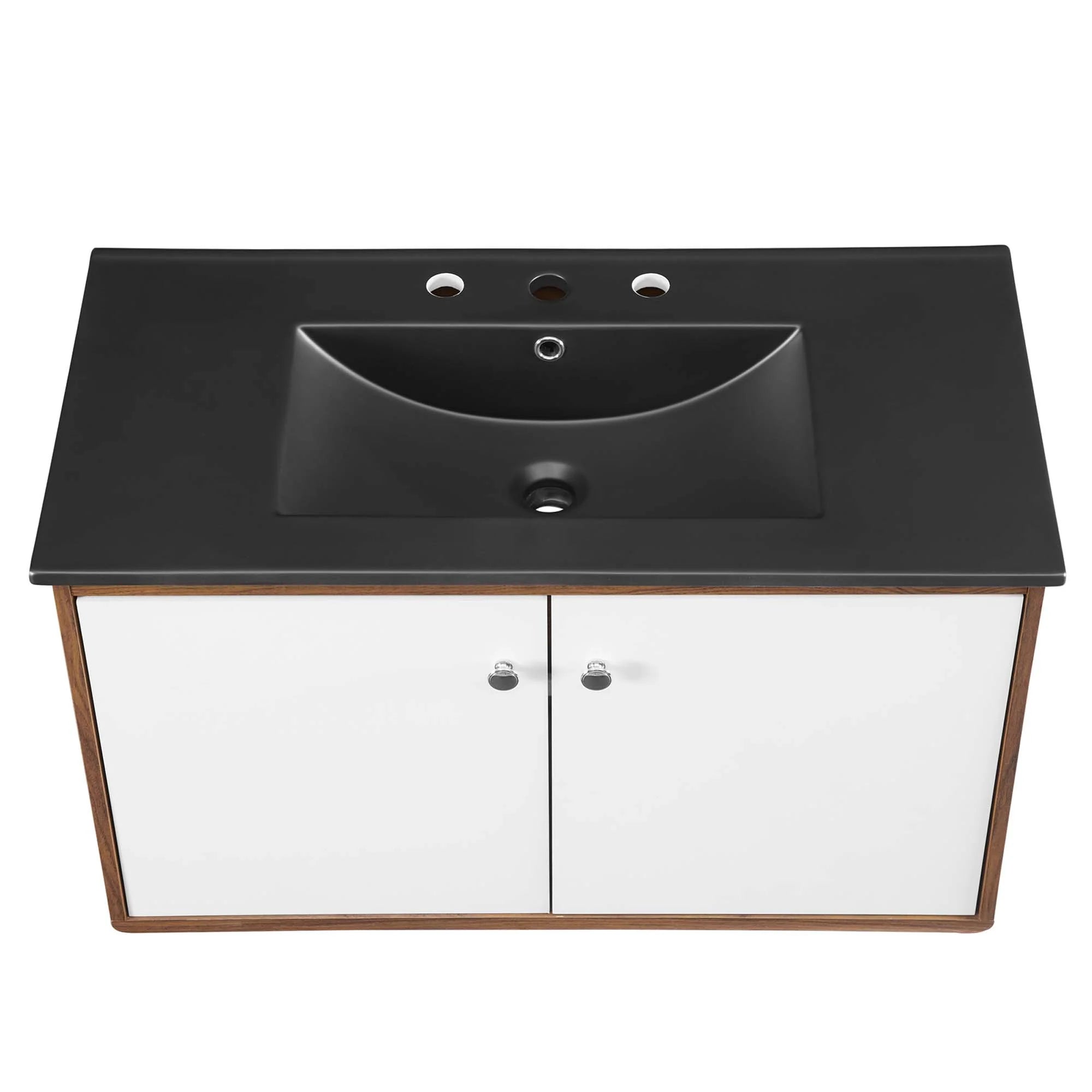 Transmit Wall-Mount Bathroom Vanity Basin Included