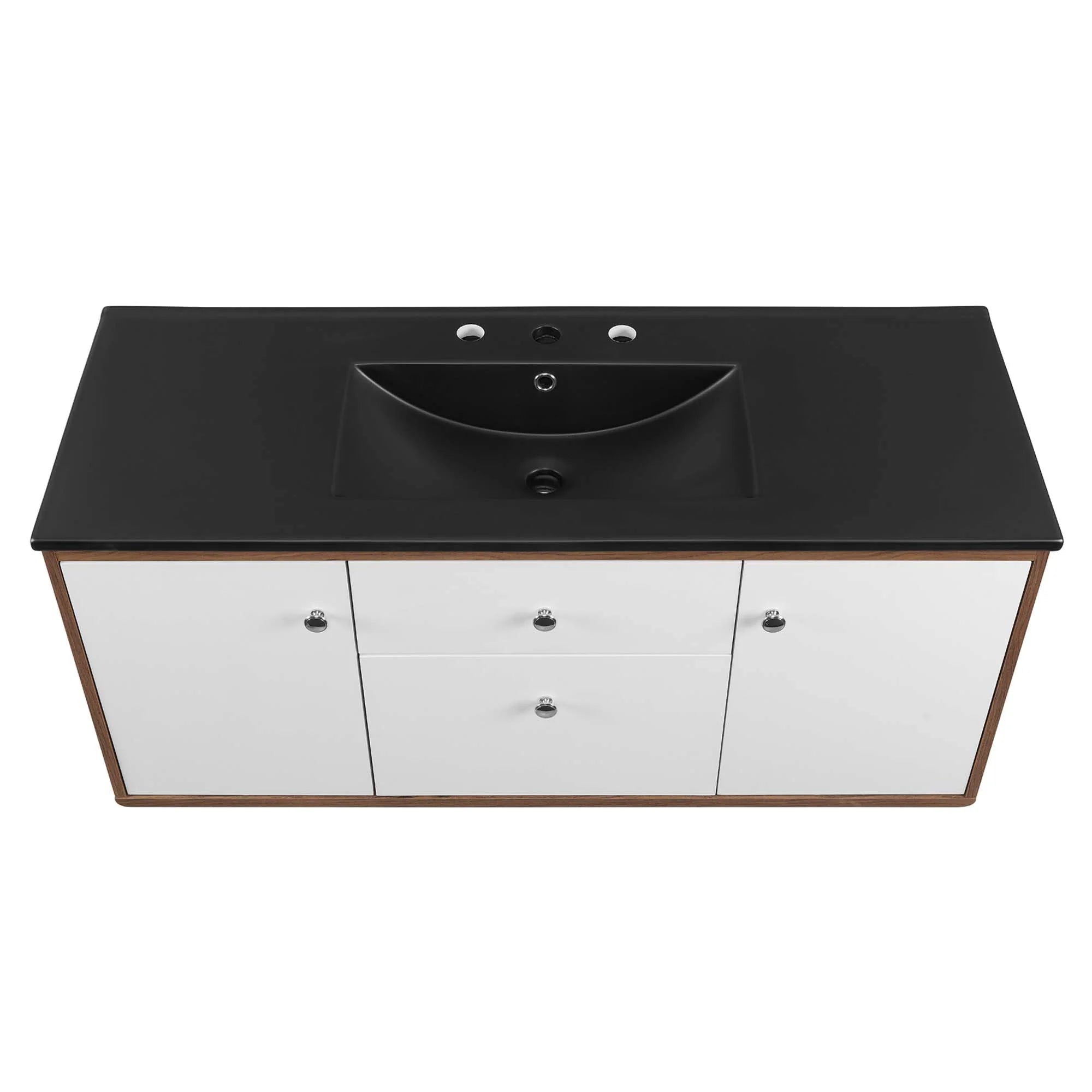 Transmit Wall-Mount Bathroom Vanity Basin Included