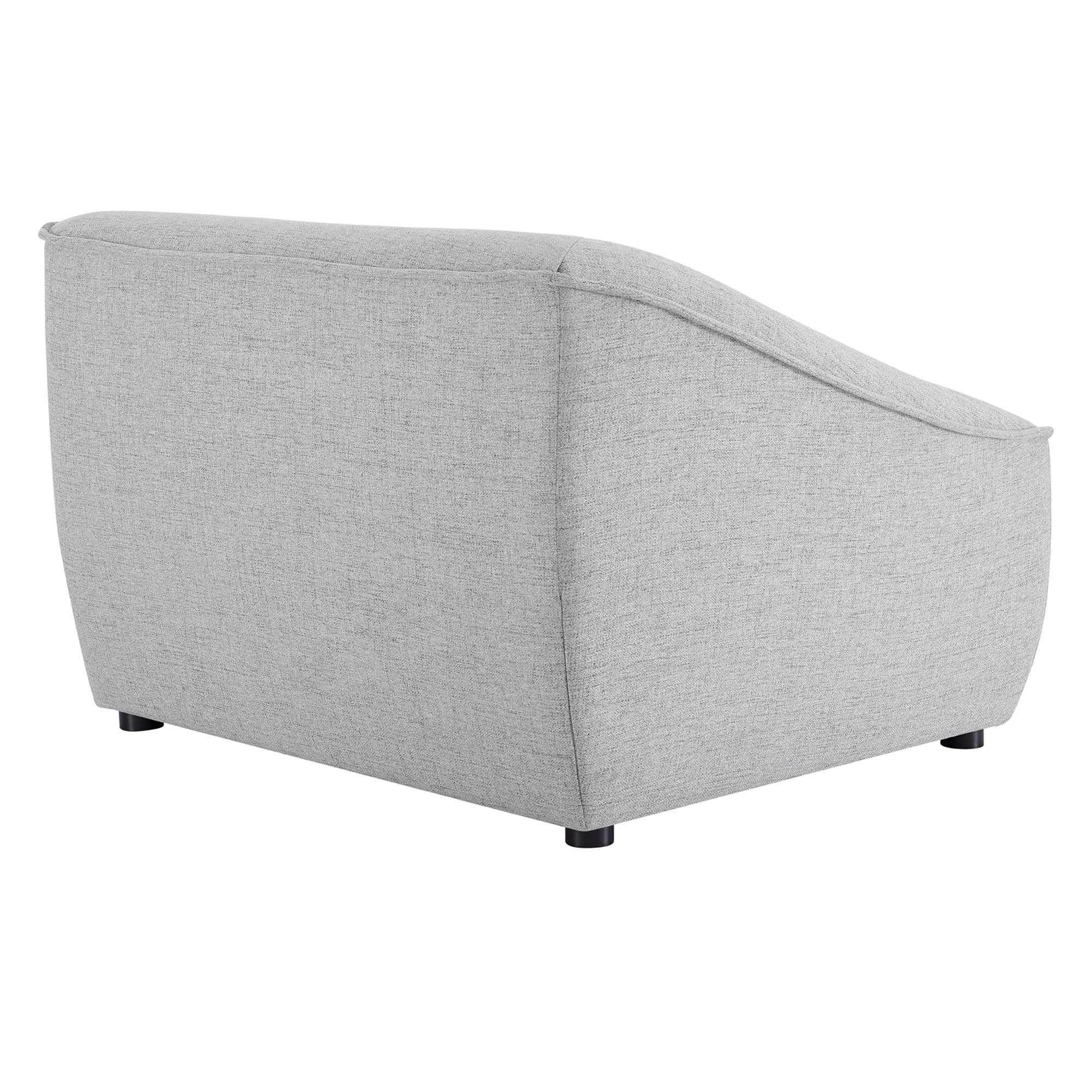 Chaise sans accoudoirs rembourrée en duvet Commix