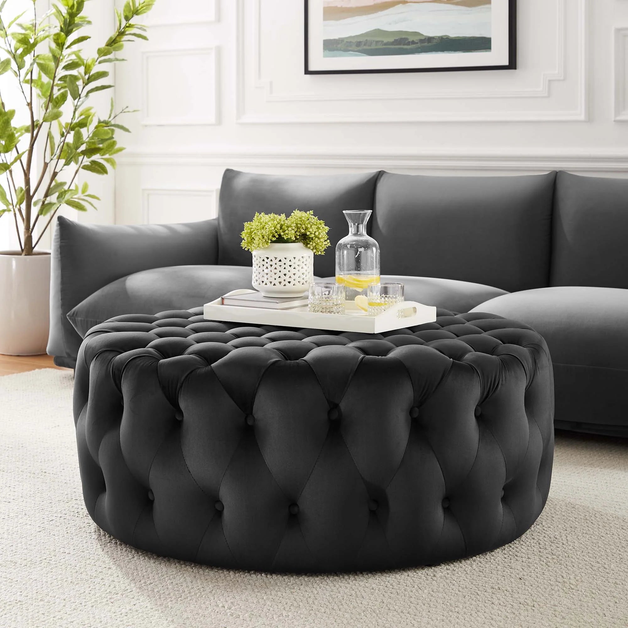 Chaise sans accoudoirs rembourrée en duvet Commix