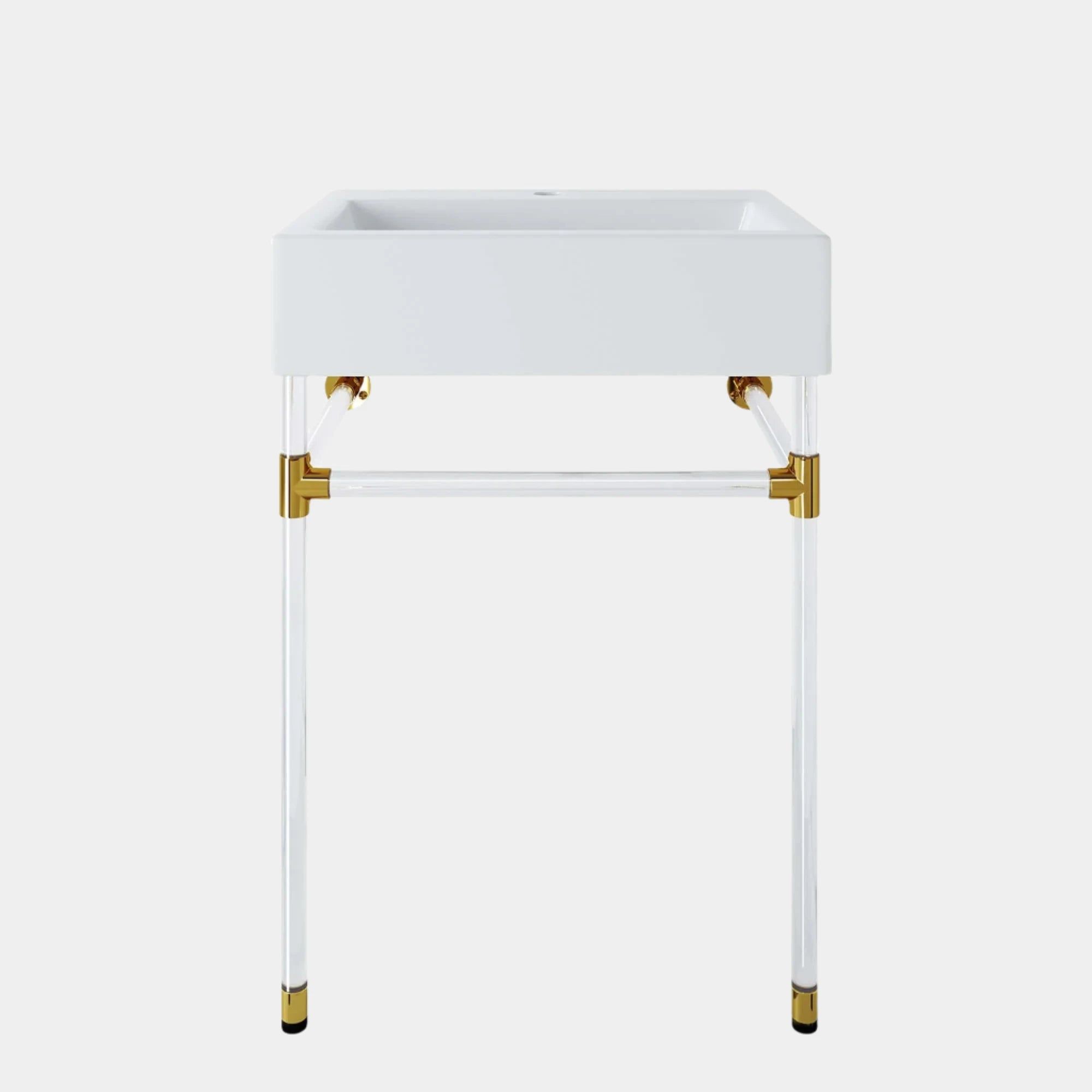 Redeem Acrylic Wall-Mount Bathroom Vanity Basin Included